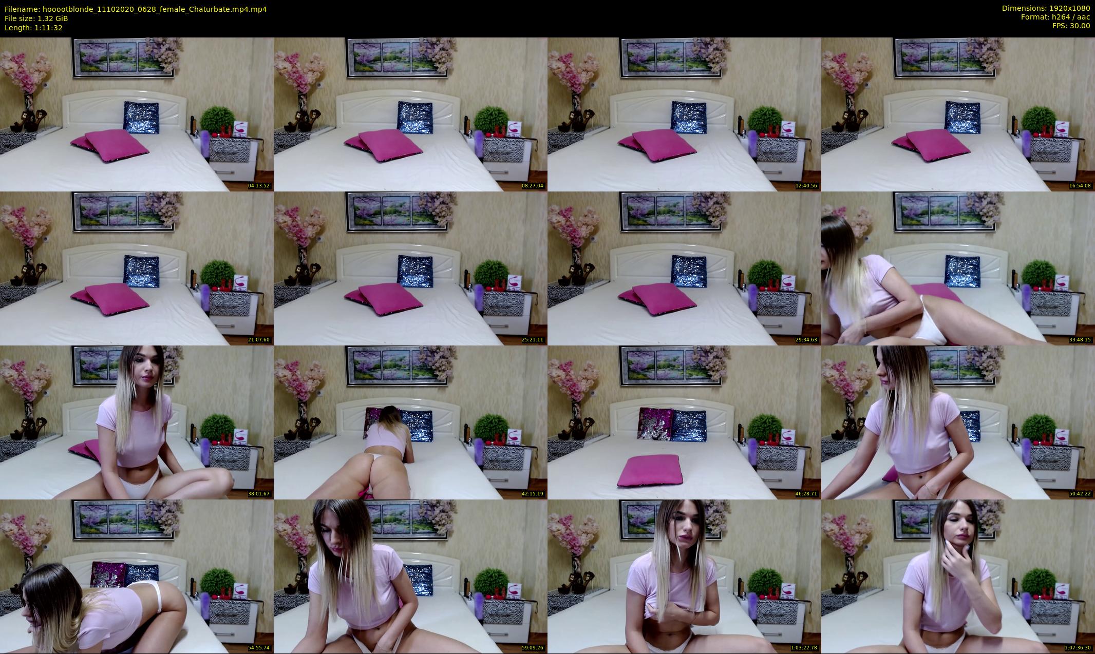 hooootblonde — 72 minute Chaturbate female cam show recording, 1080p, Oct 11, 2020