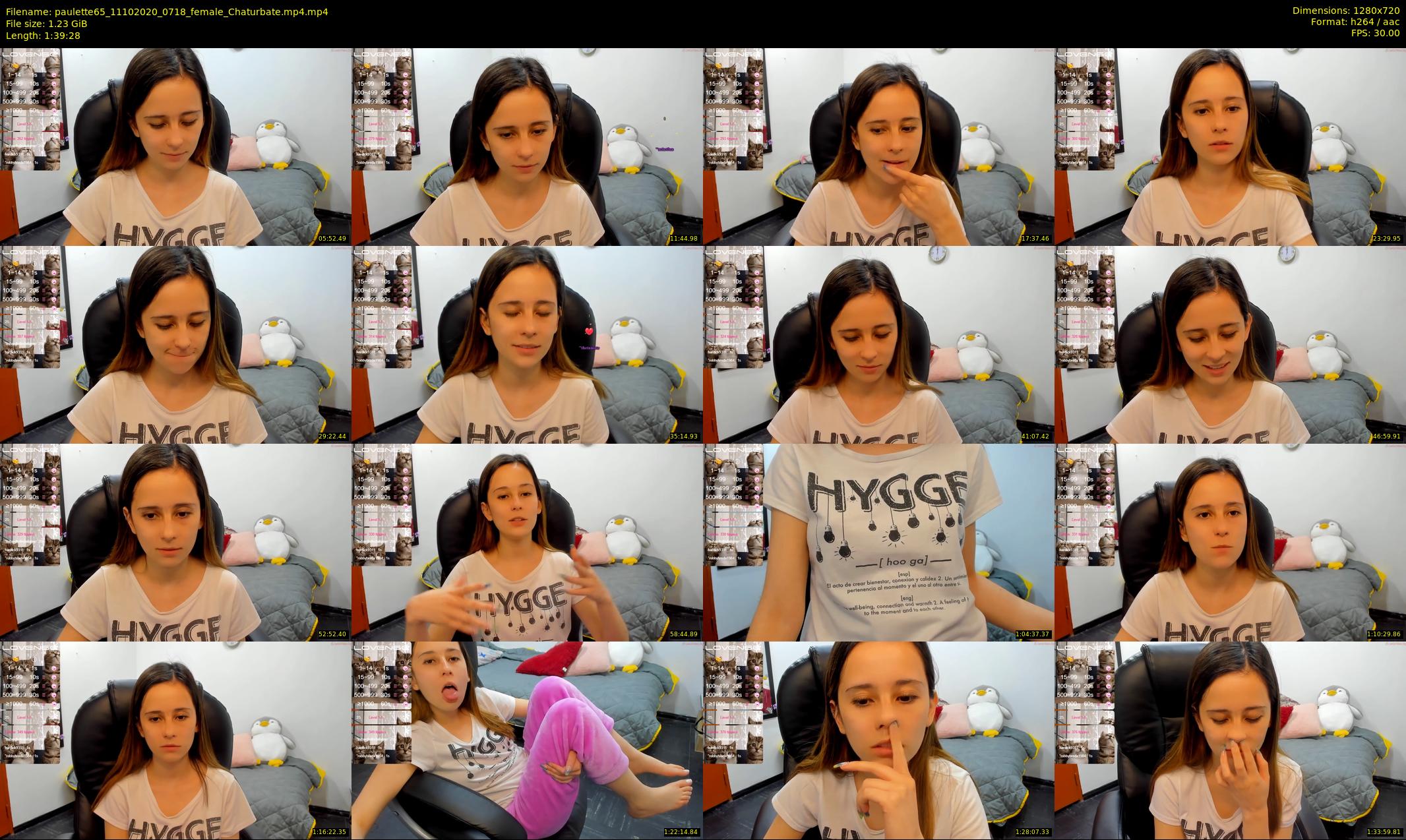 paulette65 — 100 minute Chaturbate female cam show recording, 720p, Oct 11, 2020