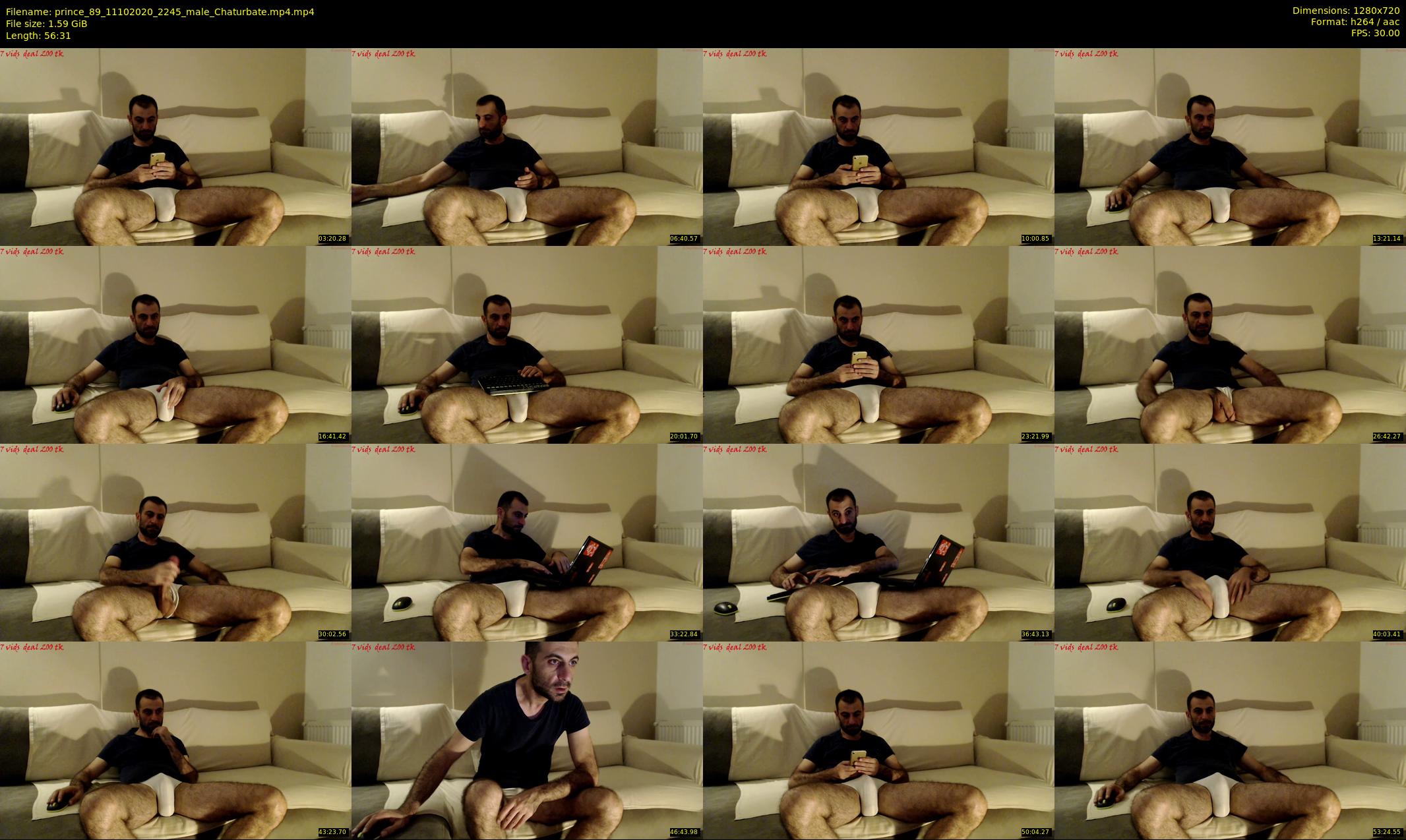 prince_89 — 57 minute Chaturbate male cam show recording, 720p, Oct 11, 2020