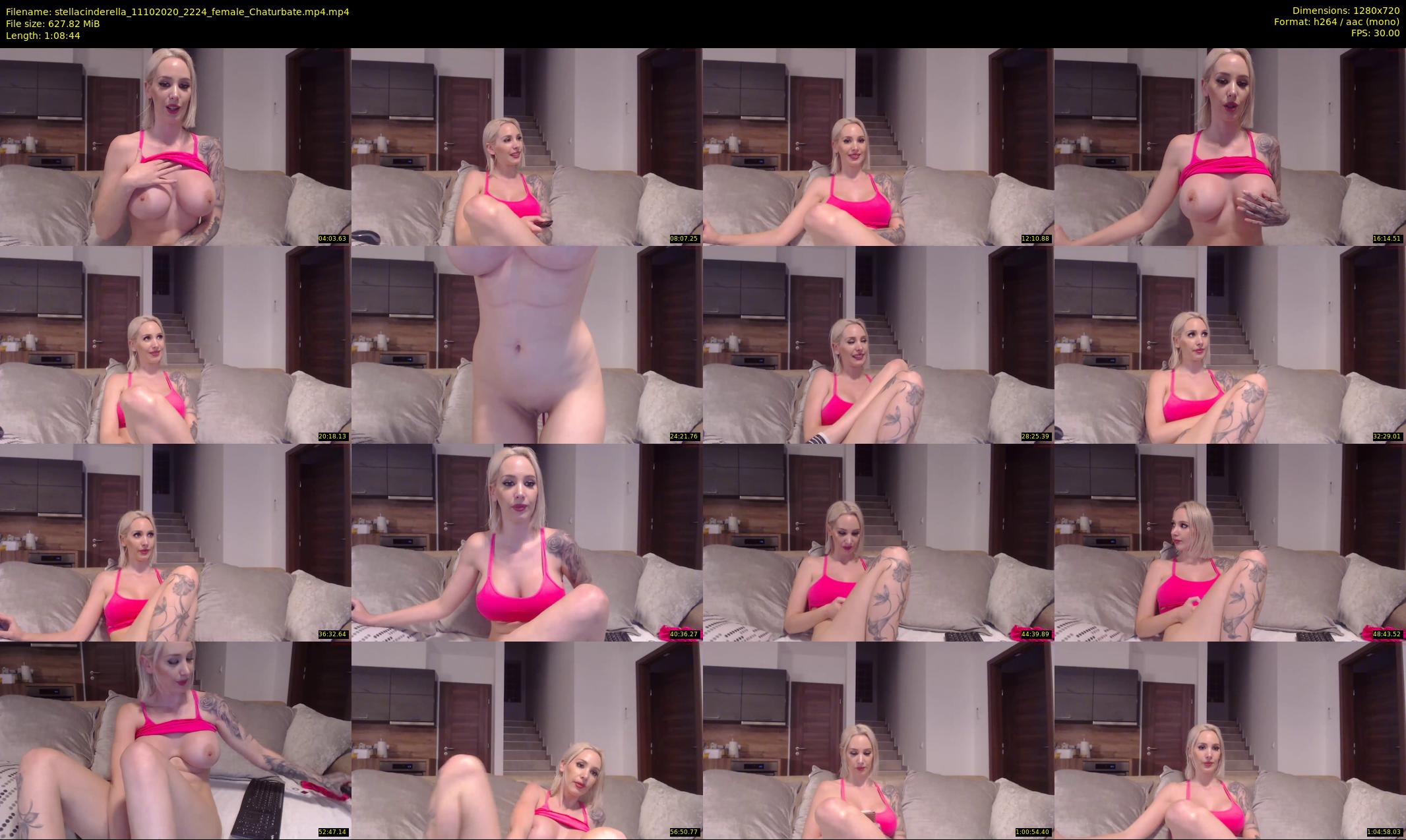 stellacinderella — 69 minute Chaturbate female cam show recording, 720p, Oct 11, 2020