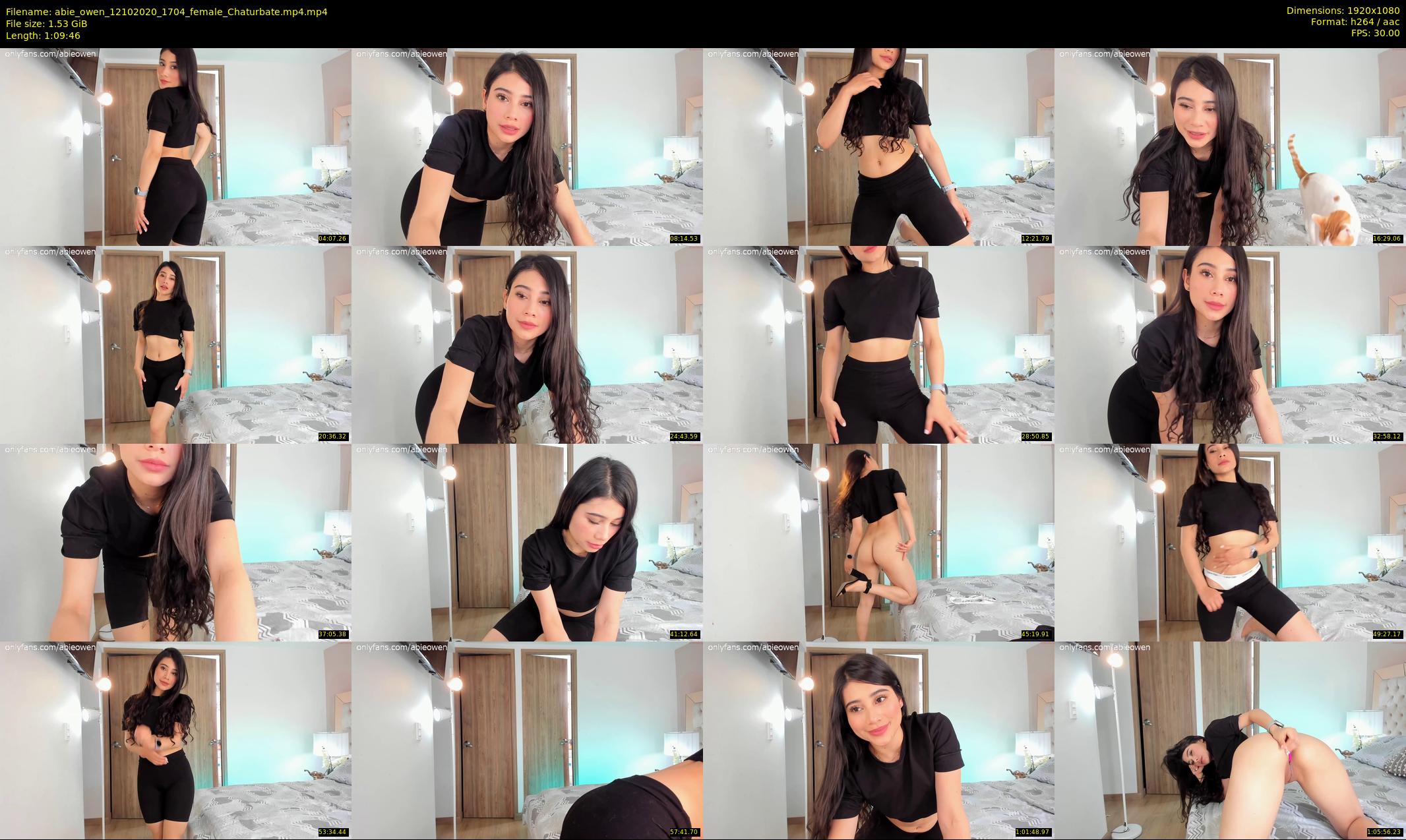 abie_owen — 70 minute Chaturbate female cam show recording, 1080p, Oct 12, 2020