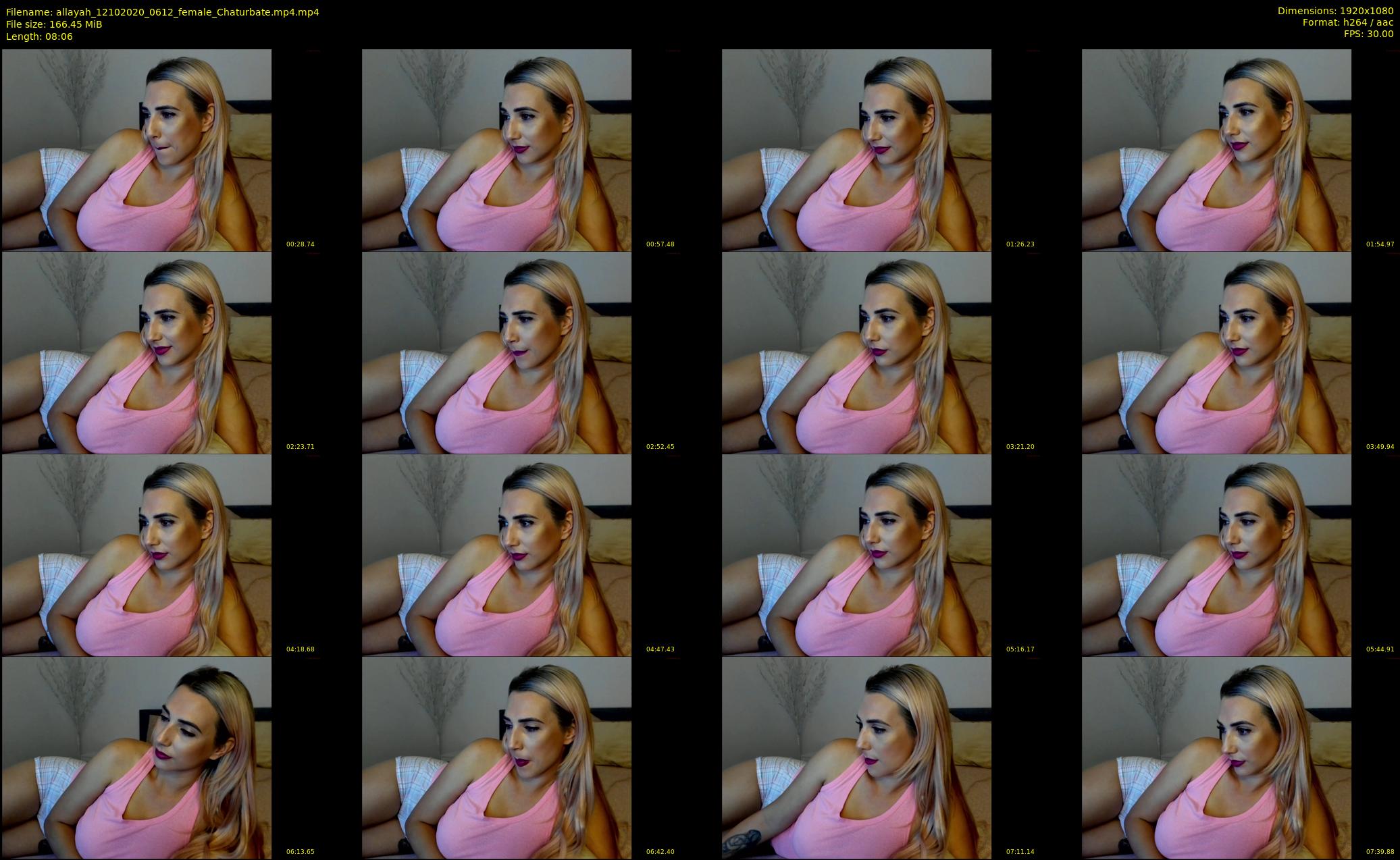 allayah — 9 minute Chaturbate female cam show recording, 1080p, Oct 12, 2020