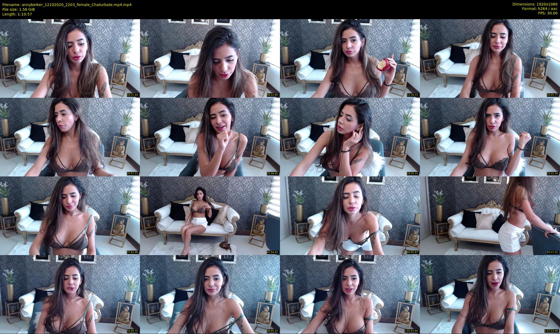 annybeiker — 71 minute Chaturbate female cam show recording, 1080p, Oct 12, 2020
