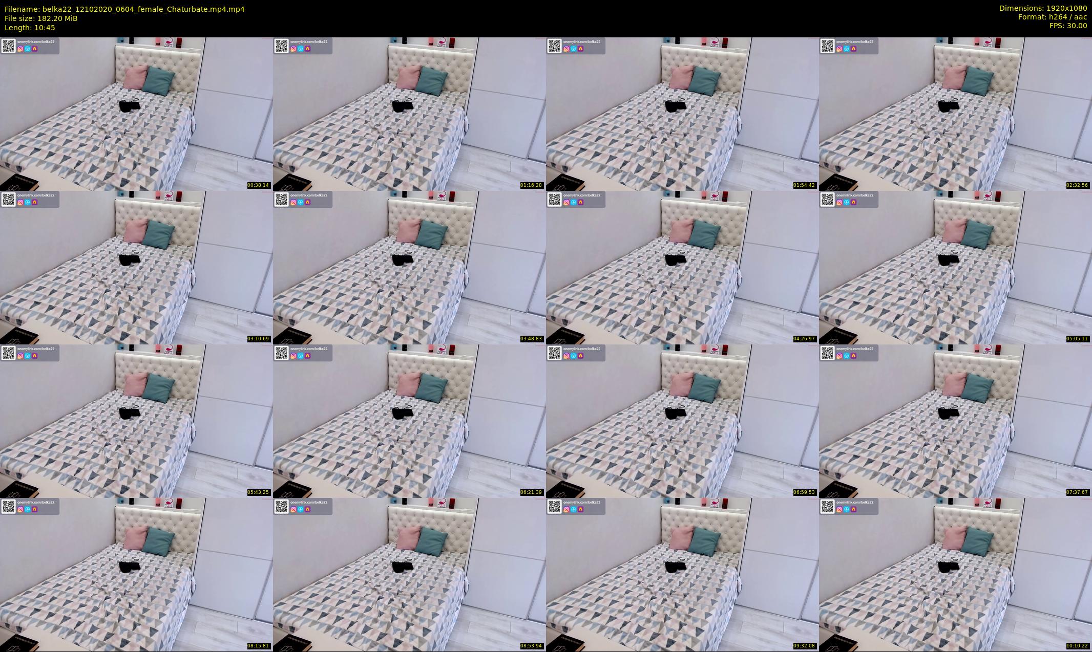 belka22 — 11 minute Chaturbate female cam show recording, 1080p, Oct 12, 2020