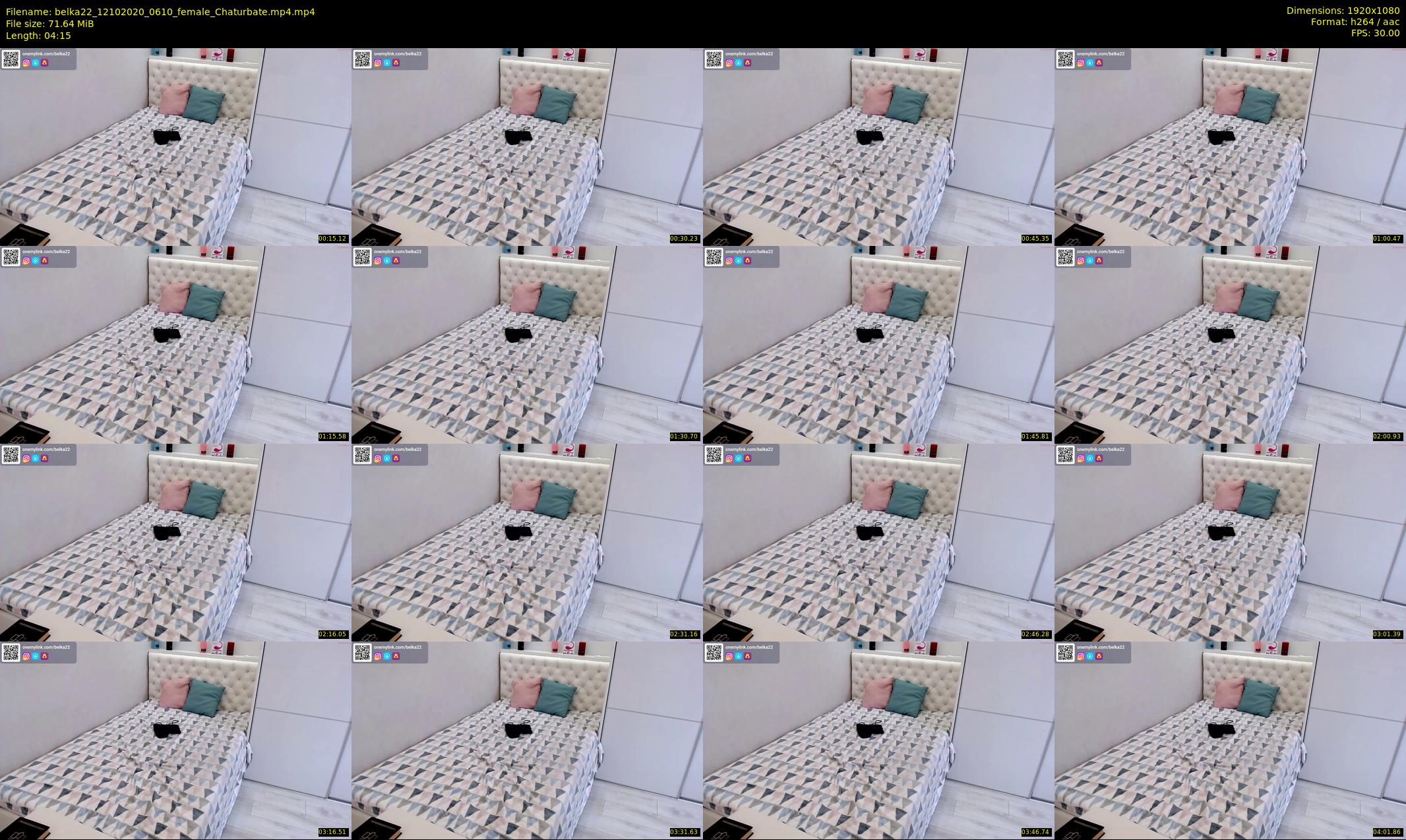 belka22 — 5 minute Chaturbate female cam show recording, 1080p, Oct 12, 2020