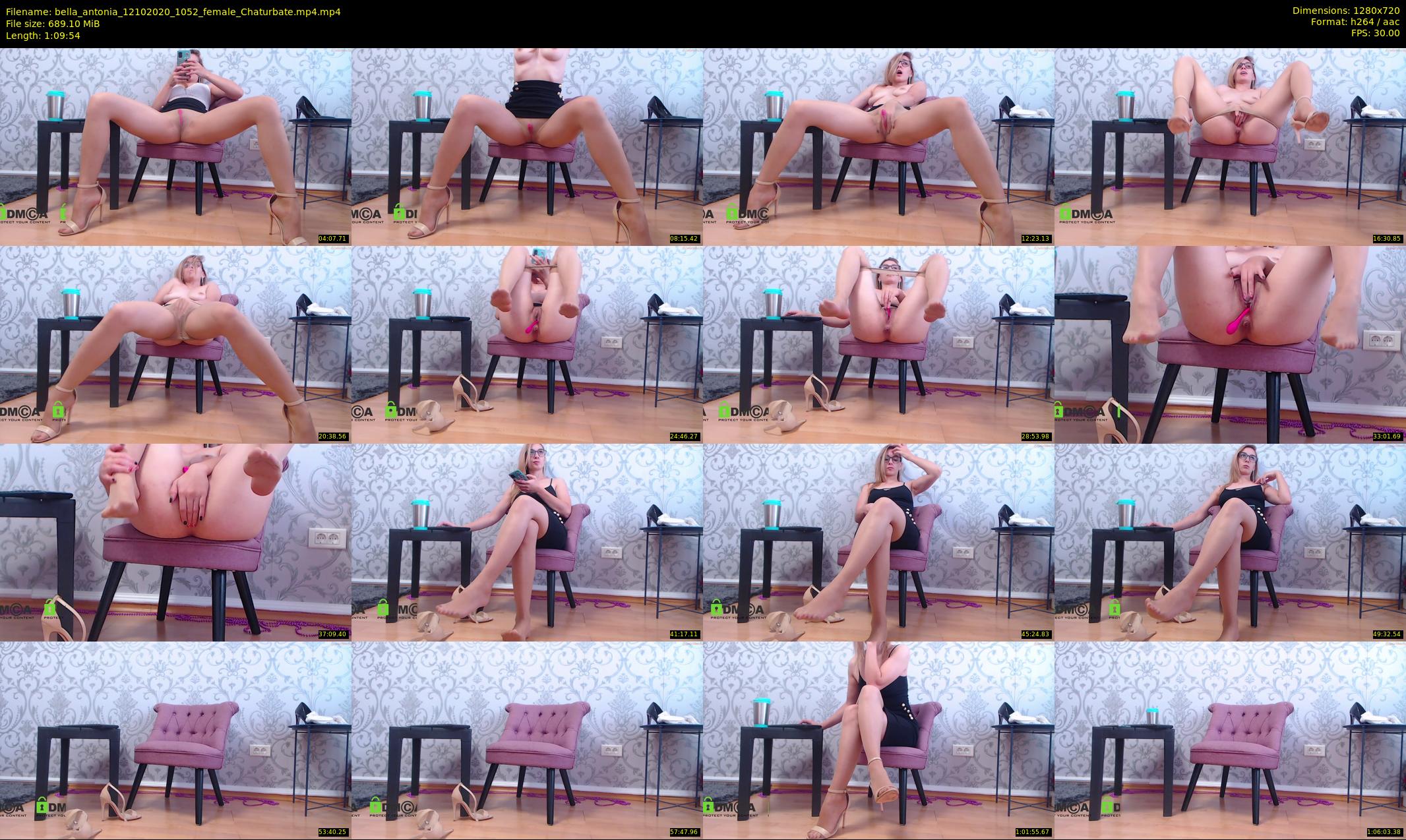 bella_antonia — 70 minute Chaturbate female cam show recording, 720p, Oct 12, 2020