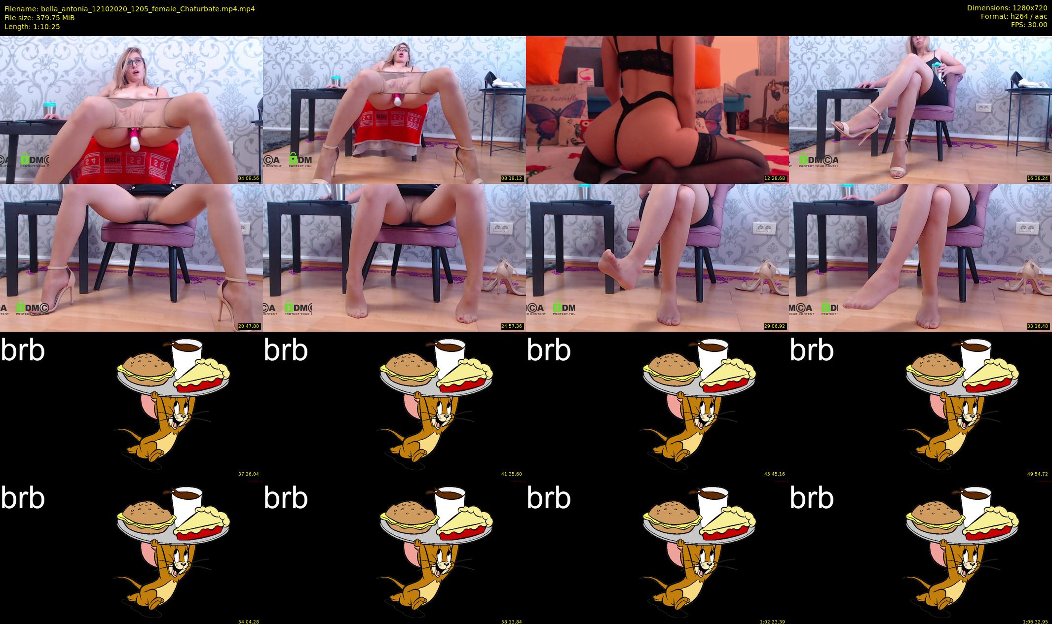 bella_antonia — 71 minute Chaturbate female cam show recording, 720p, Oct 12, 2020
