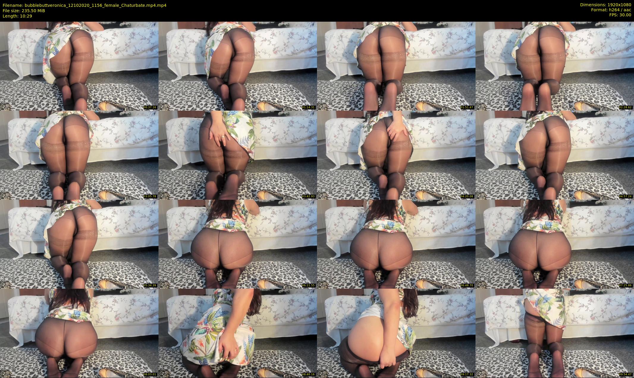 bubblebuttveronica — 11 minute Chaturbate female cam show recording, 1080p, Oct 12, 2020