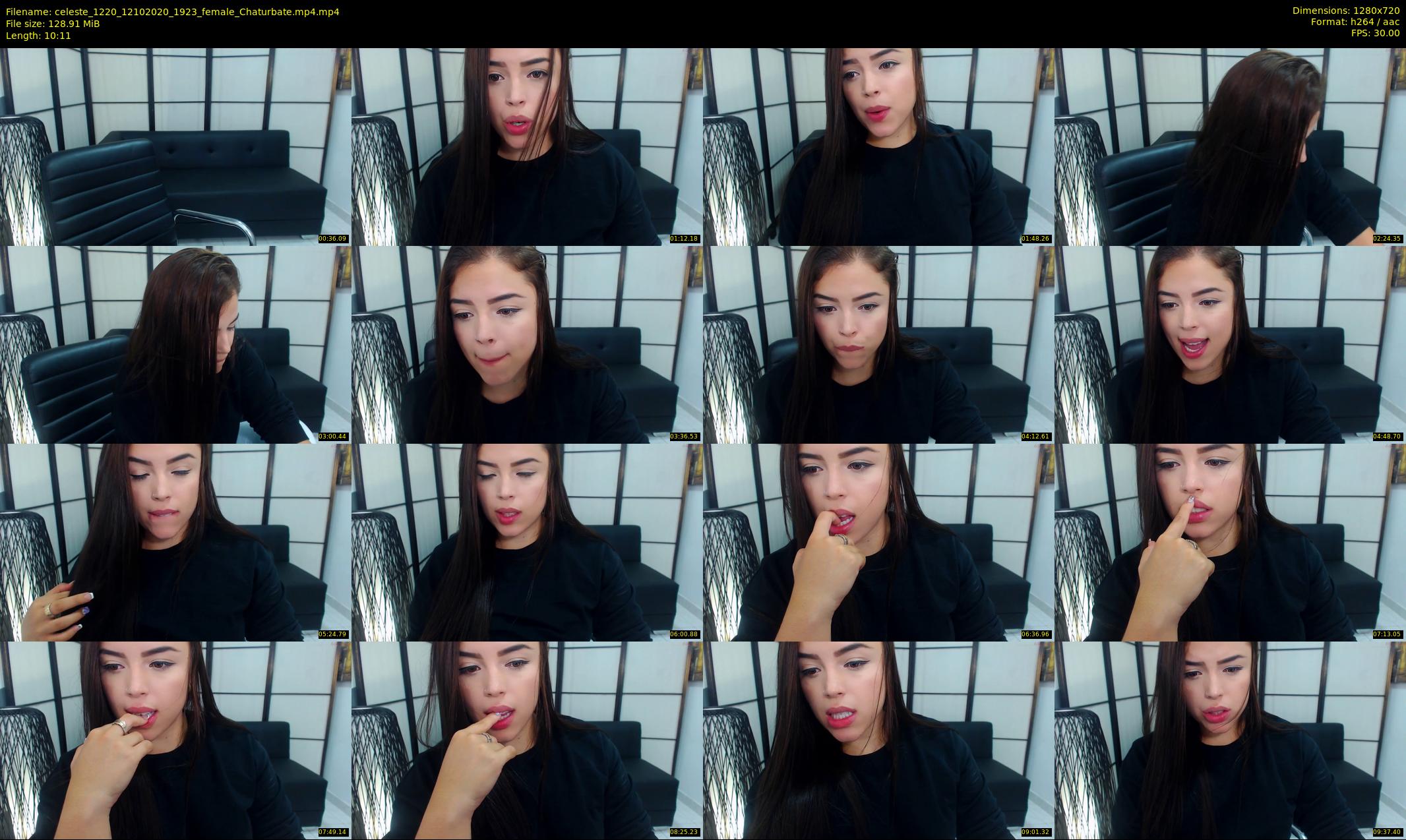 celeste_1220 — 11 minute Chaturbate female cam show recording, 720p, Oct 12, 2020
