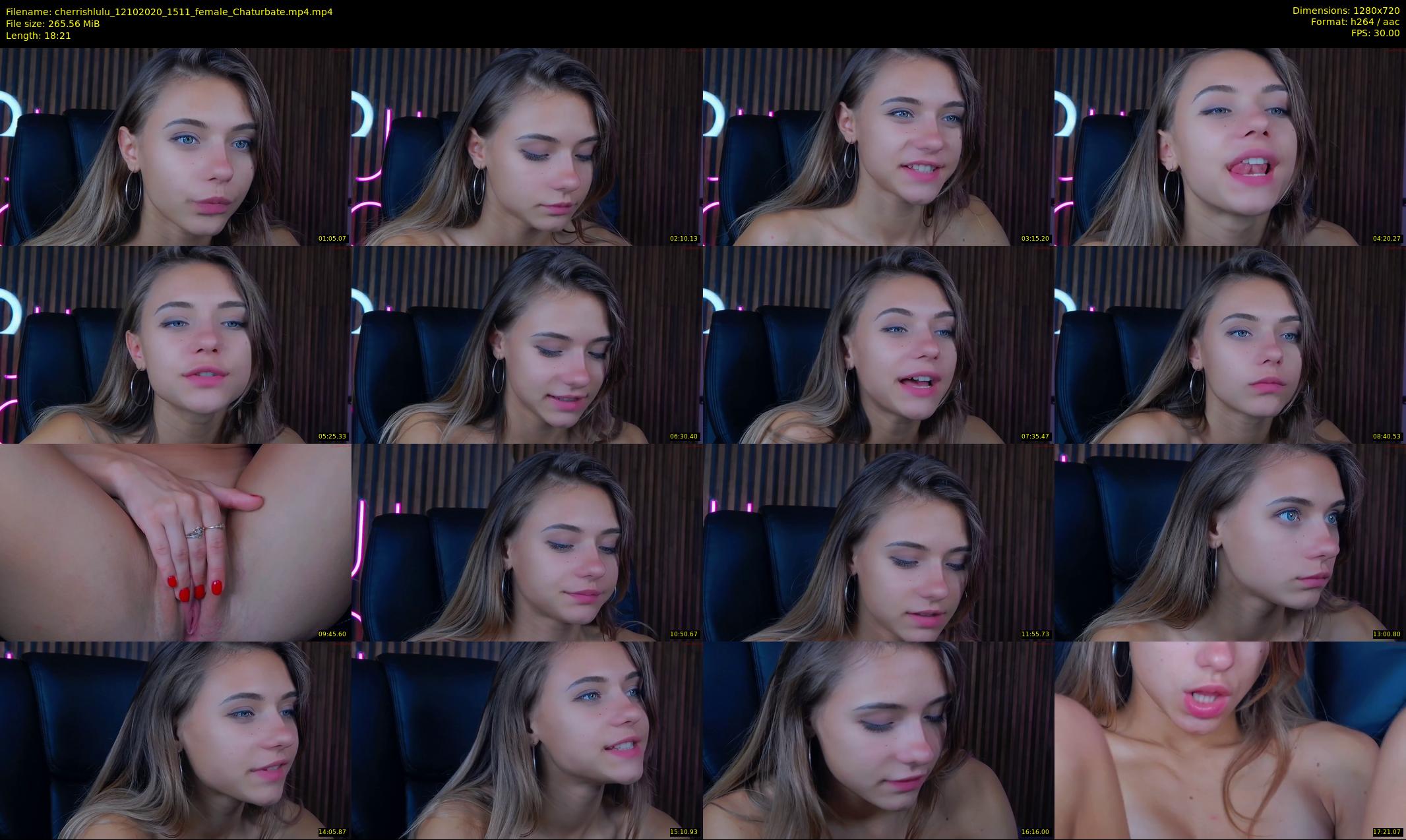 cherrishlulu — 19 minute Chaturbate female cam show recording, 720p, Oct 12, 2020