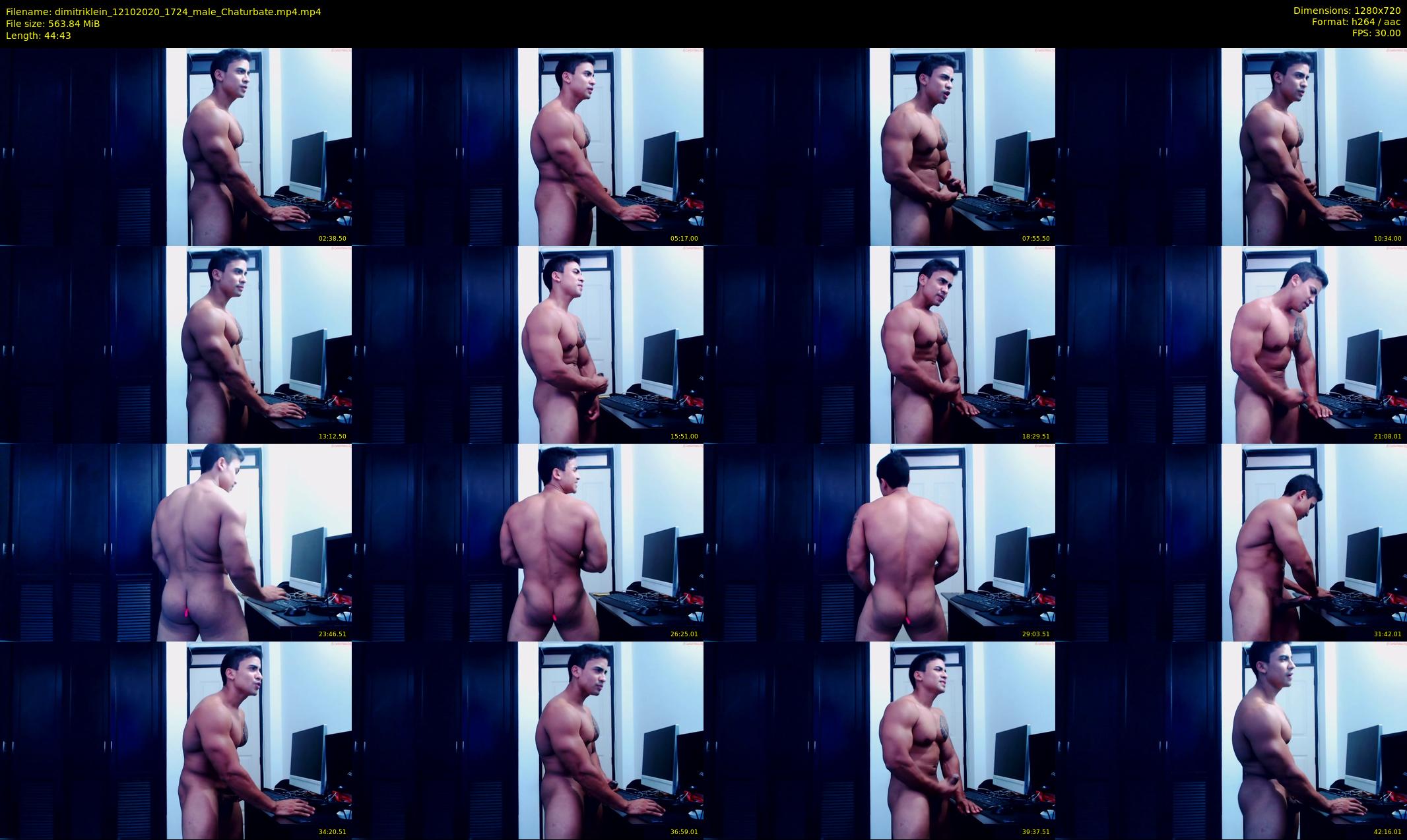 dimitriklein — 45 minute Chaturbate male cam show recording, 720p, Oct 12, 2020