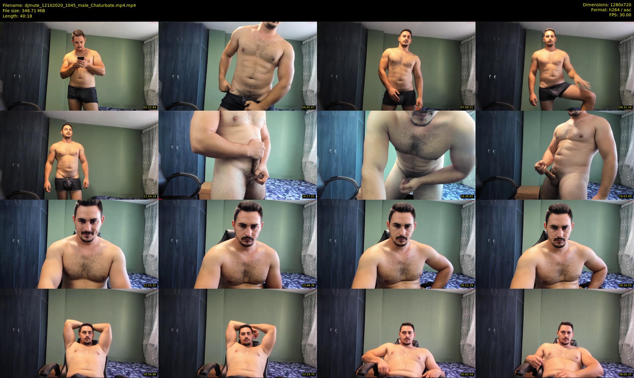 djmute — 41 minute Chaturbate male cam show recording, 720p, Oct 12, 2020
