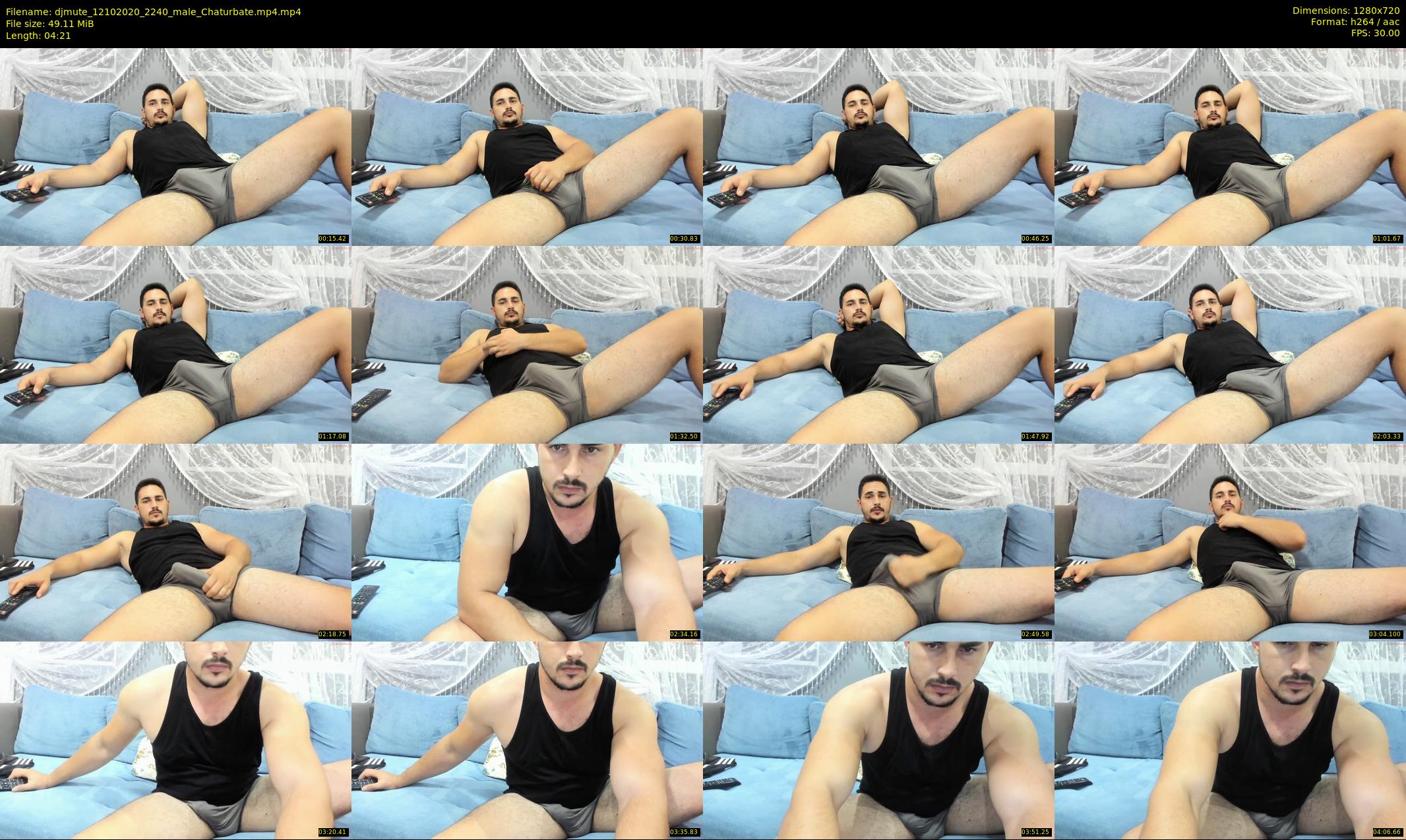 djmute — 5 minute Chaturbate male cam show recording, 720p, Oct 12, 2020
