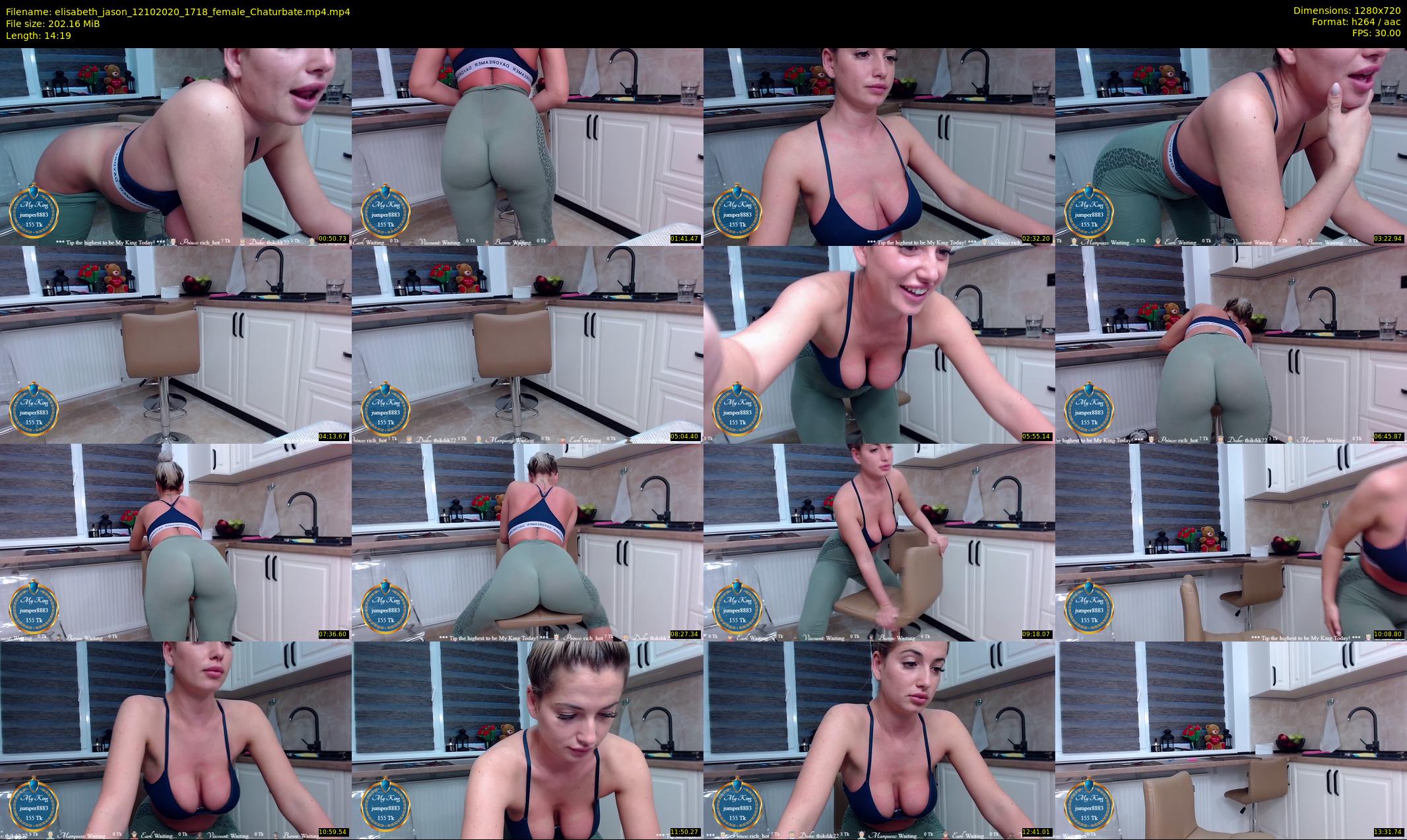 elisabeth_jason — 15 minute Chaturbate couple cam show recording, 720p, Oct 12, 2020
