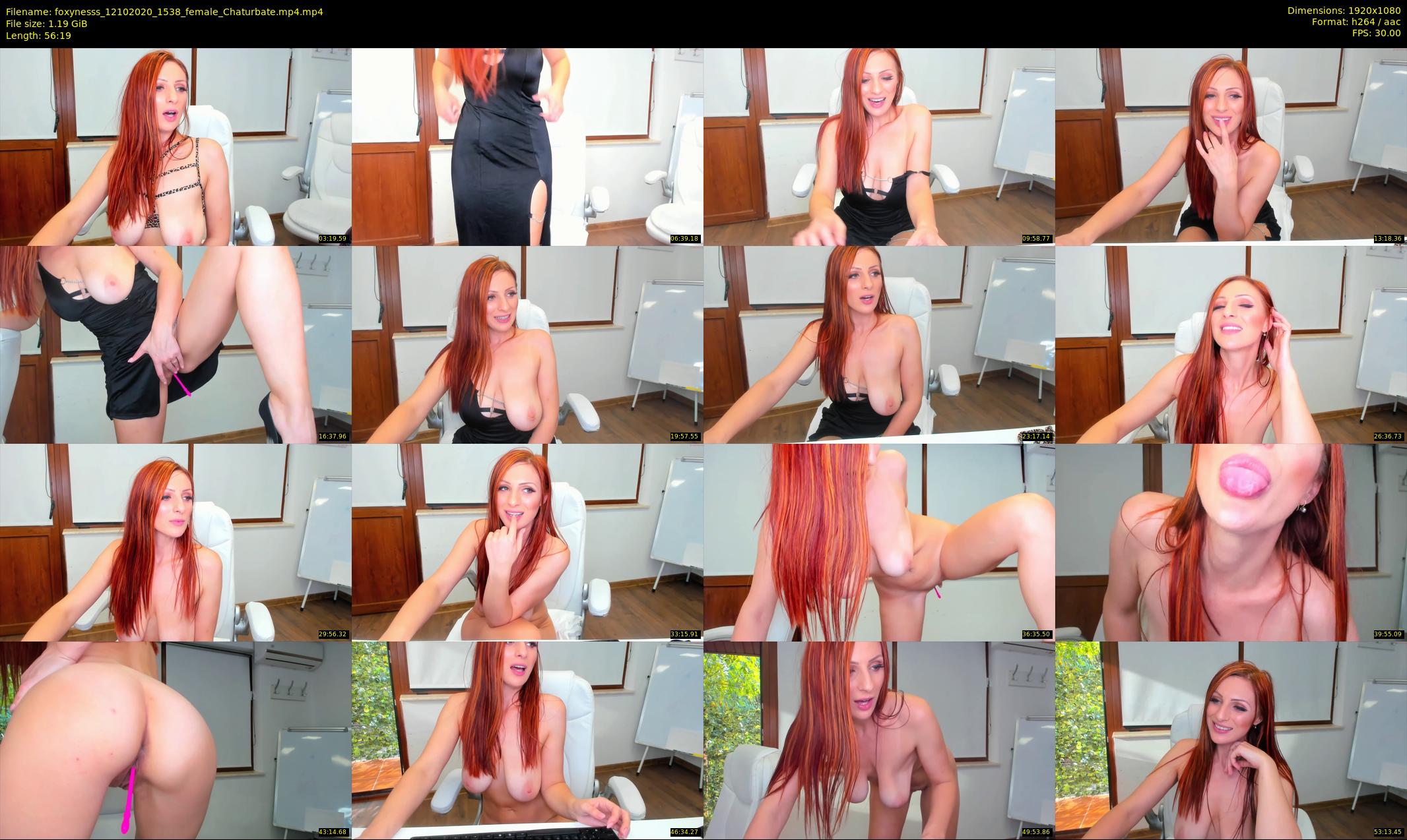 foxynesss — 57 minute Chaturbate female cam show recording, 1080p, Oct 12, 2020