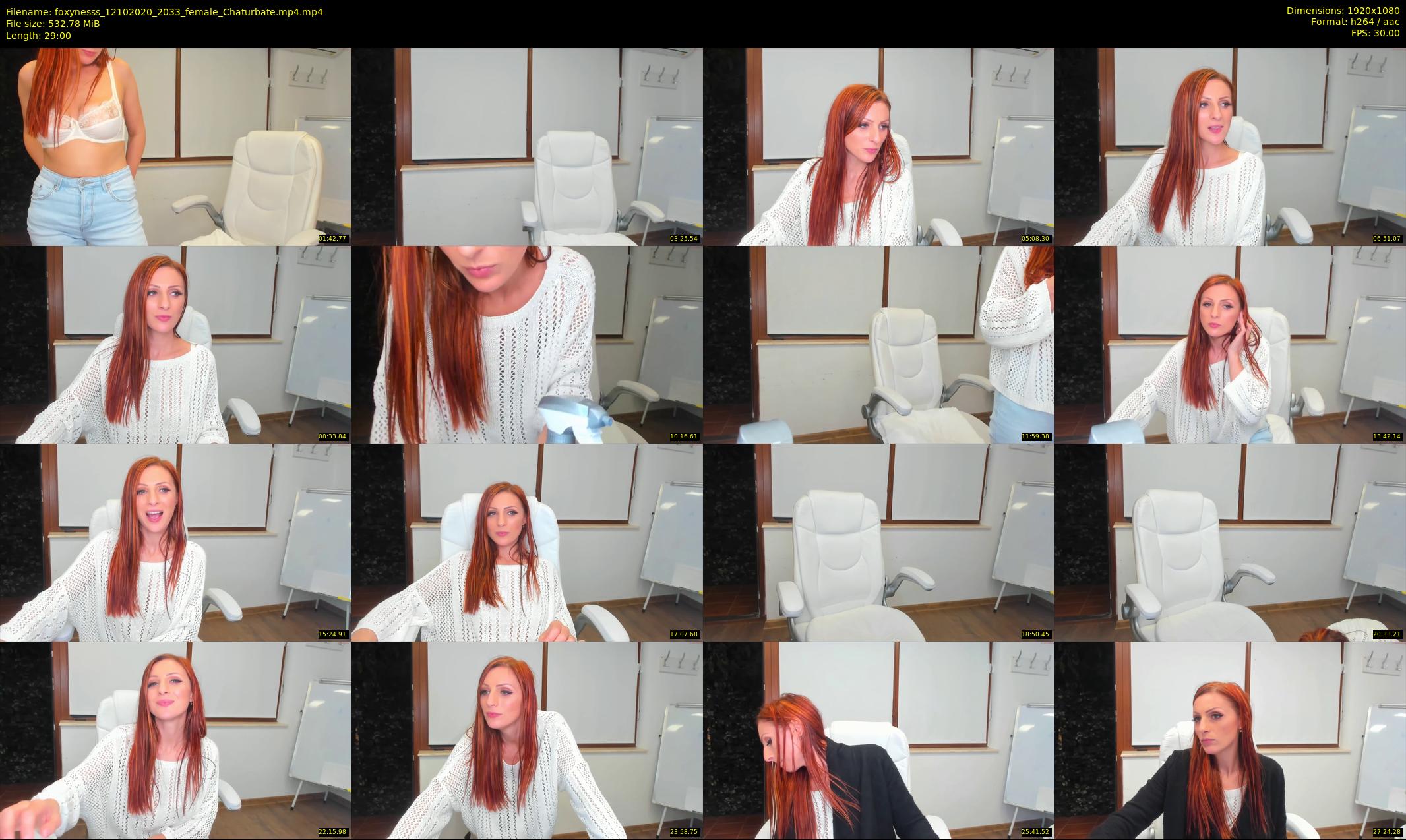 foxynesss — 29 minute Chaturbate female cam show recording, 1080p, Oct 12, 2020