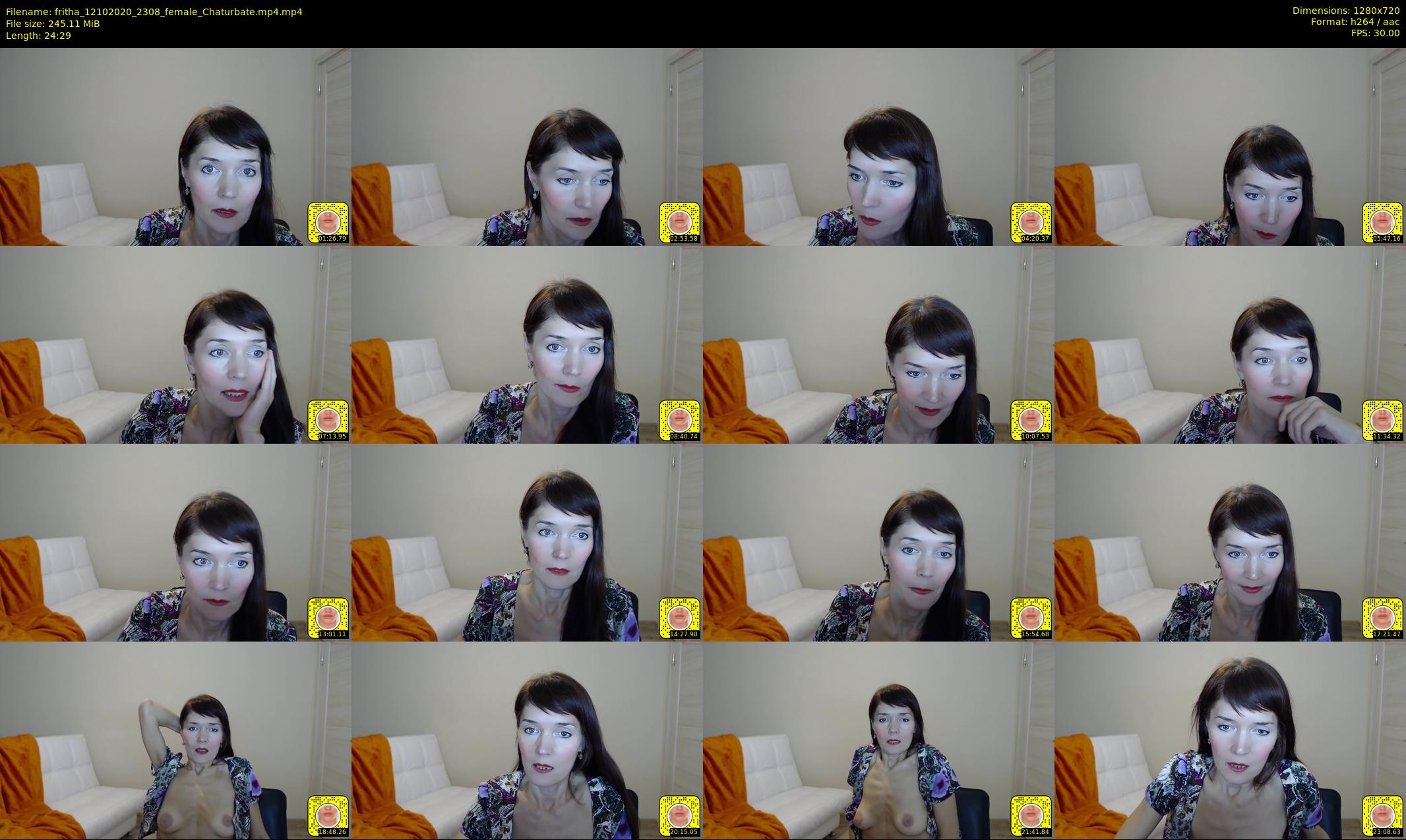 fritha — 25 minute Chaturbate female cam show recording, 720p, Oct 12, 2020