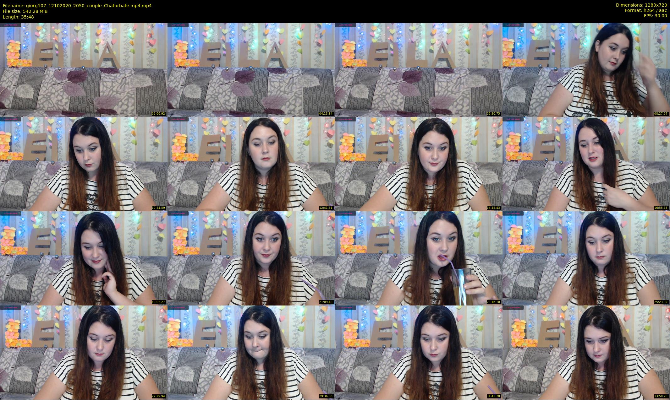 giorg107 — 36 minute Chaturbate couple cam show recording, 720p, Oct 12, 2020