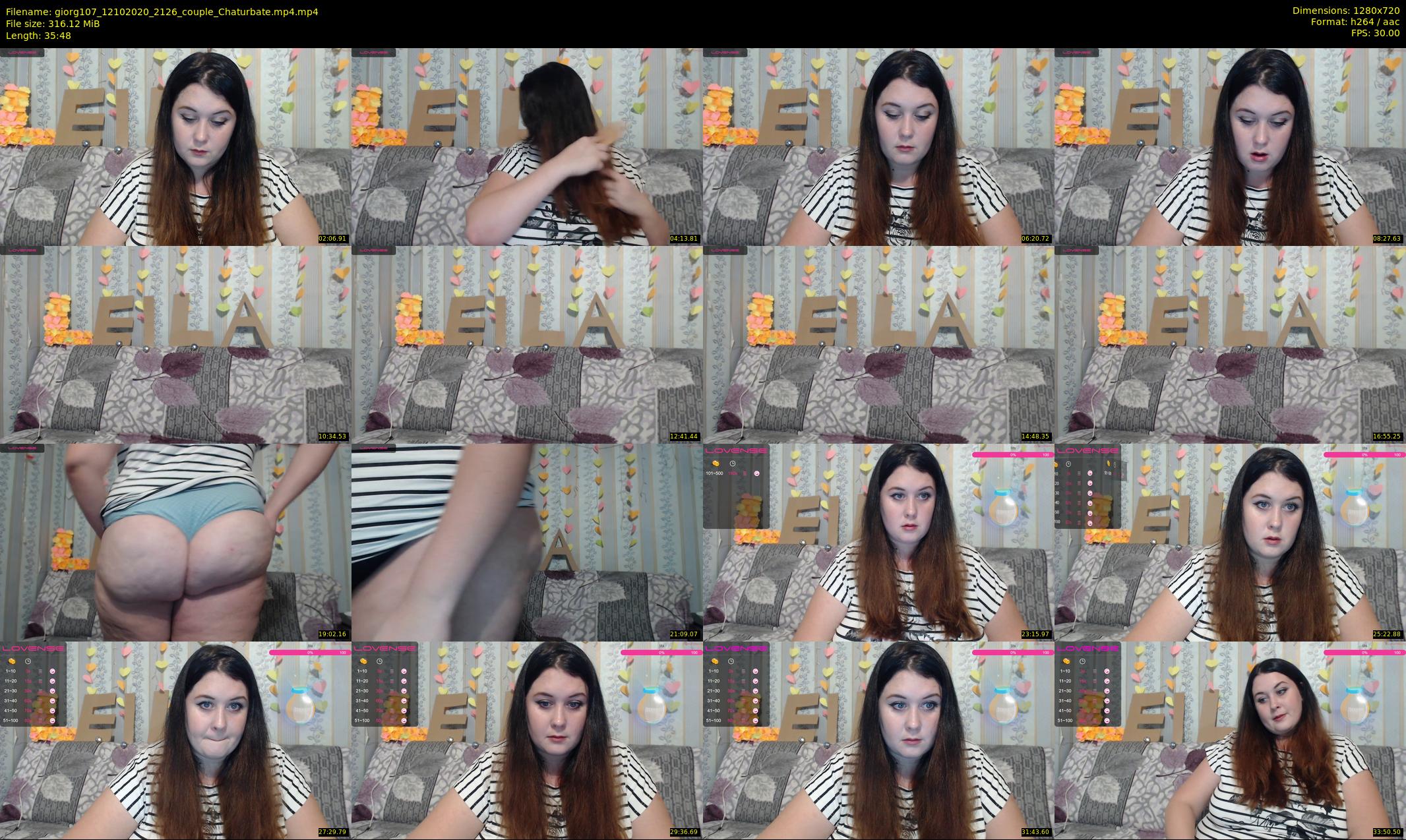 giorg107 — 36 minute Chaturbate couple cam show recording, 720p, Oct 12, 2020