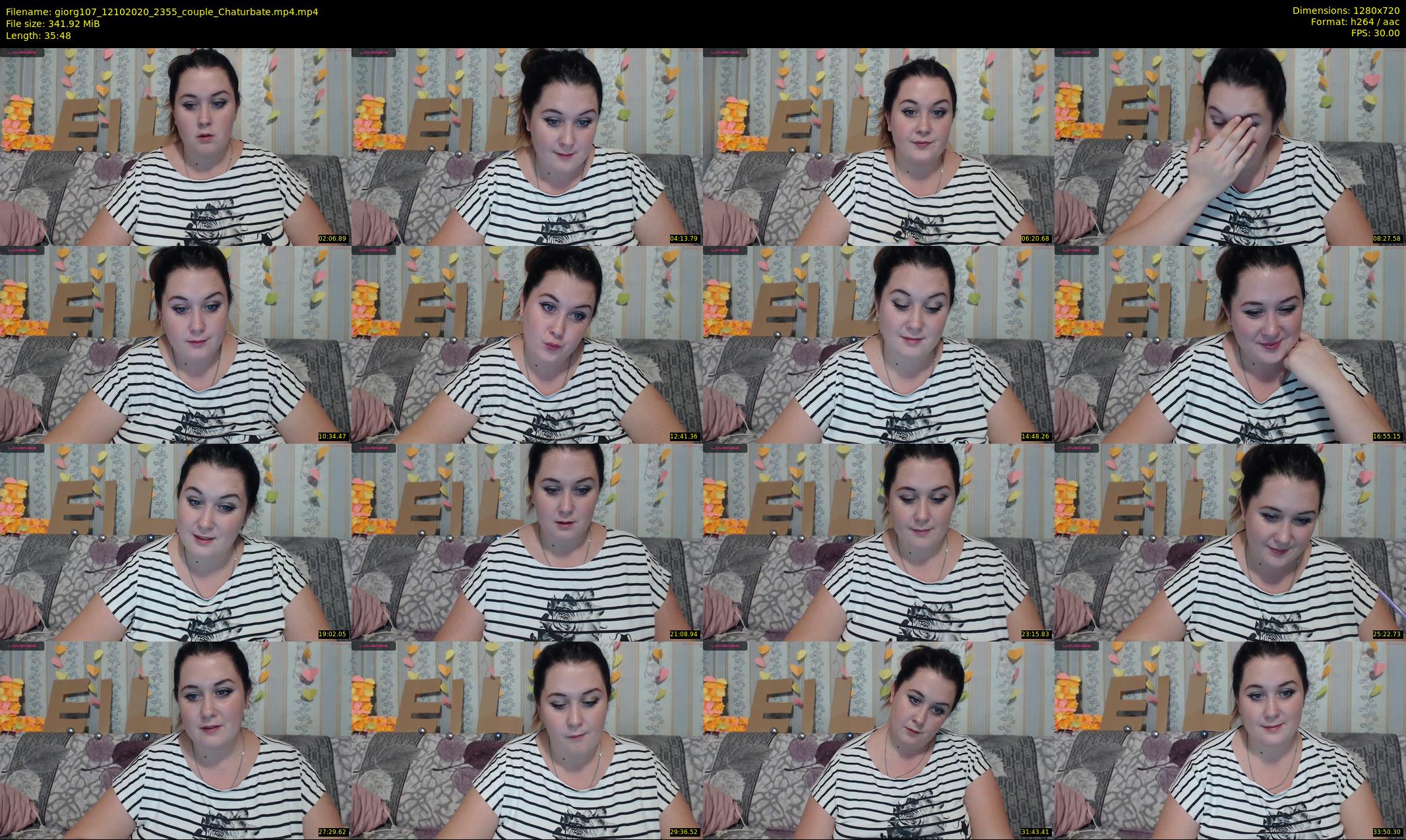 giorg107 — 36 minute Chaturbate couple cam show recording, 720p, Oct 12, 2020