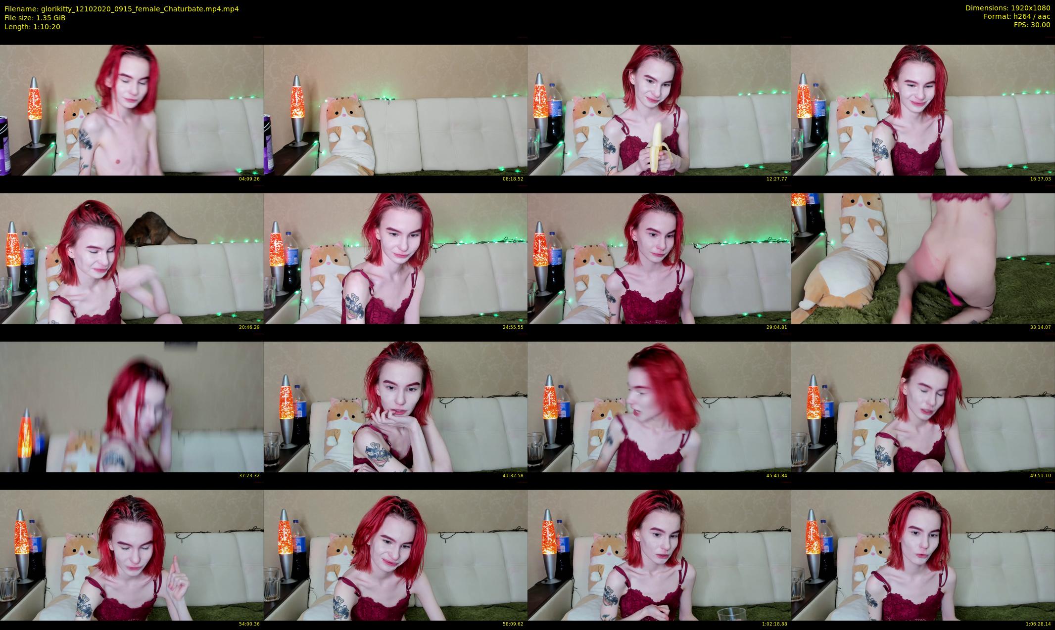 glorikitty — 71 minute Chaturbate female cam show recording, 1080p, Oct 12, 2020