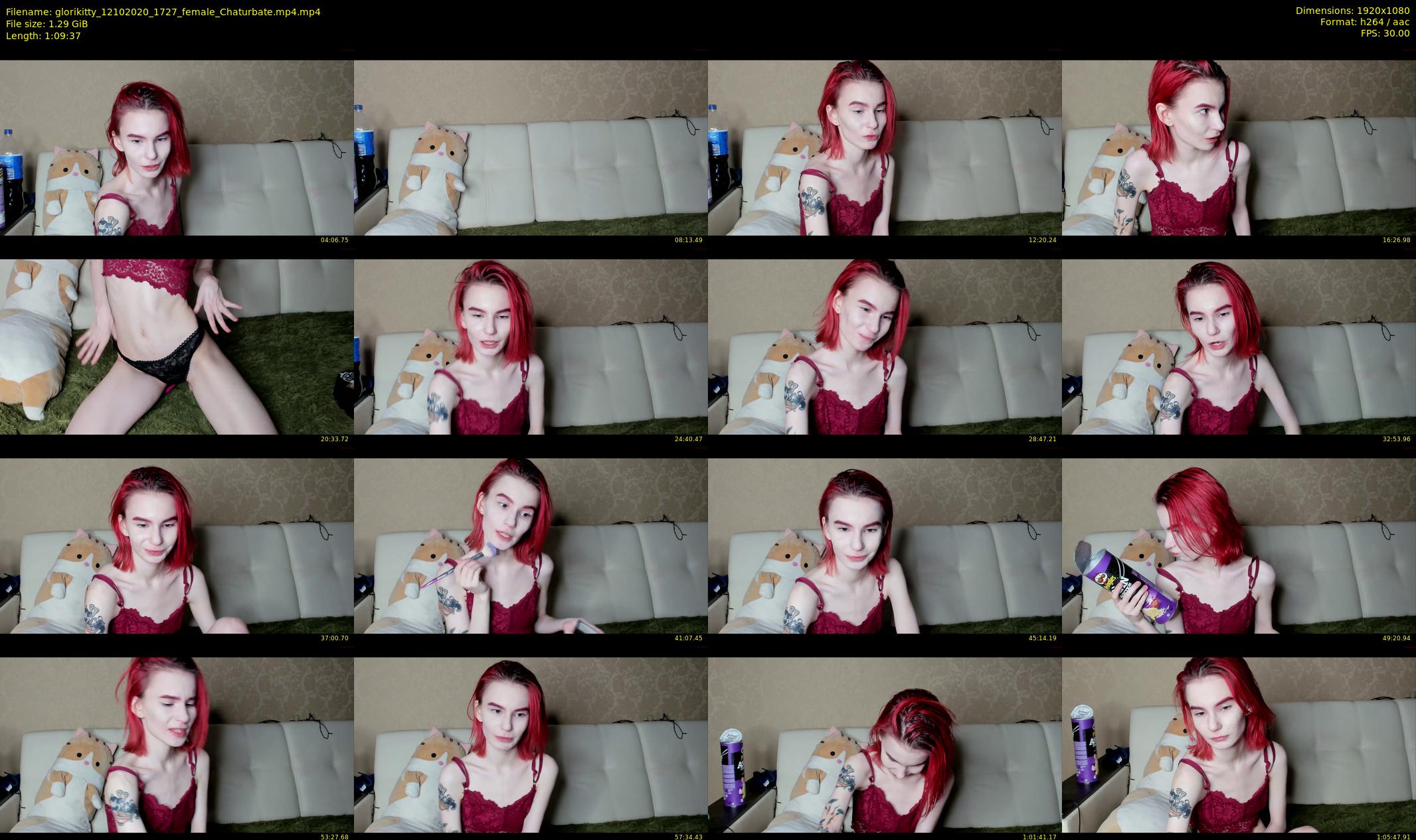 glorikitty — 70 minute Chaturbate female cam show recording, 1080p, Oct 12, 2020