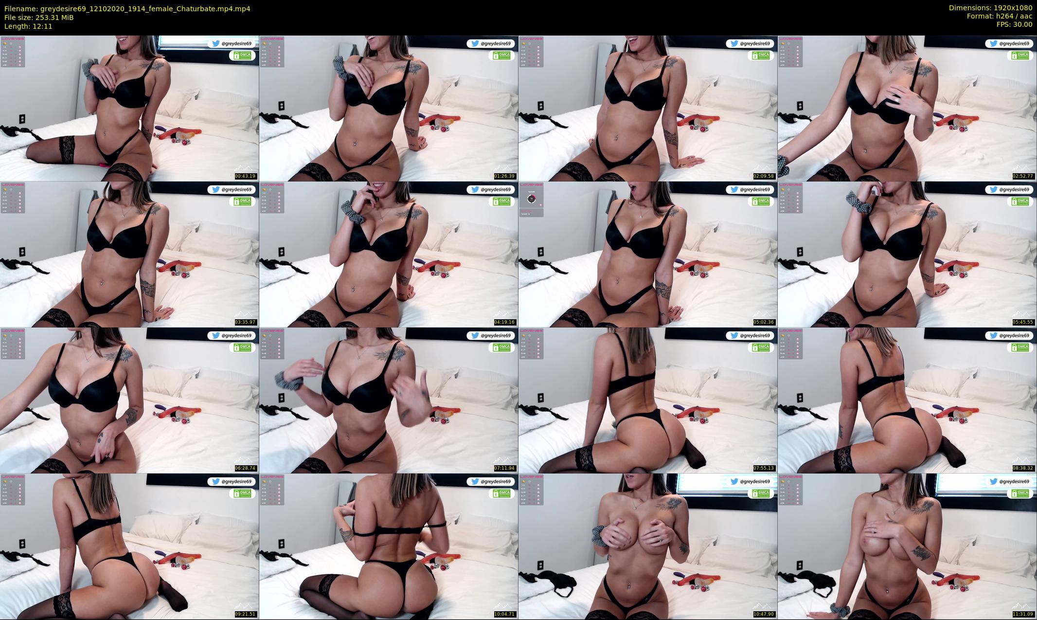 greydesire69 — 13 minute Chaturbate female cam show recording, 1080p, Oct 12, 2020