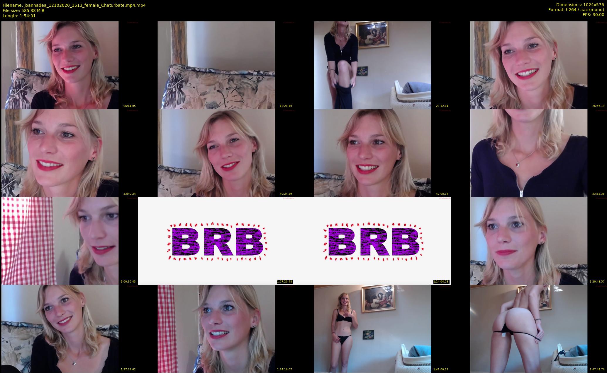 joannadea — 115 minute Chaturbate female cam show recording, 480p, Oct 12, 2020