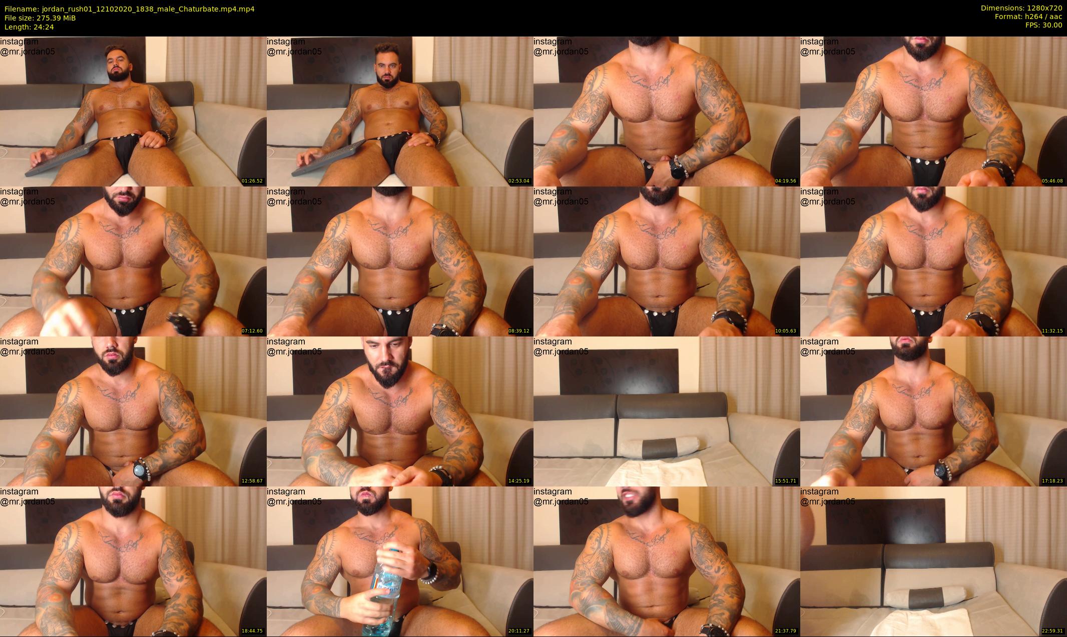 jordan_rush01 — 25 minute Chaturbate male cam show recording, 720p, Oct 12, 2020