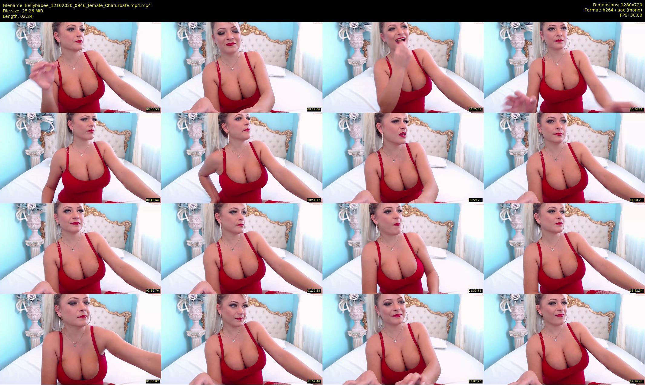 kellybabee — 3 minute Chaturbate female cam show recording, 720p, Oct 12, 2020