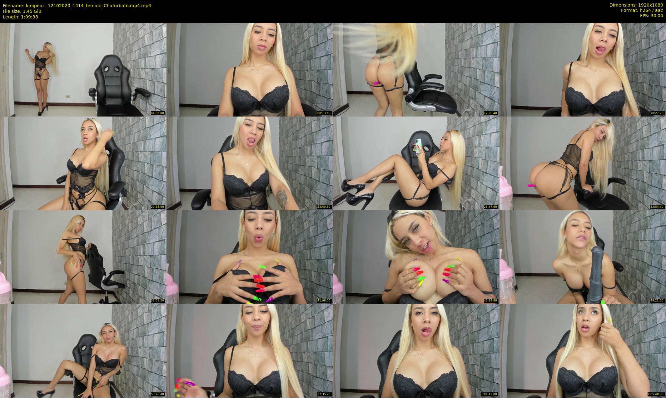 kmipearl — 70 minute Chaturbate female cam show recording, 1080p, Oct 12, 2020