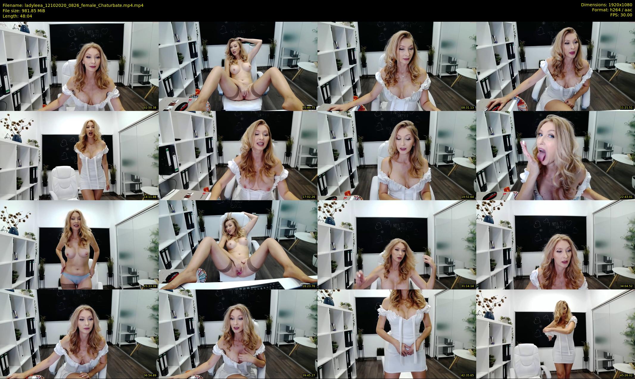 ladyleea — 49 minute Chaturbate female cam show recording, 1080p, Oct 12, 2020