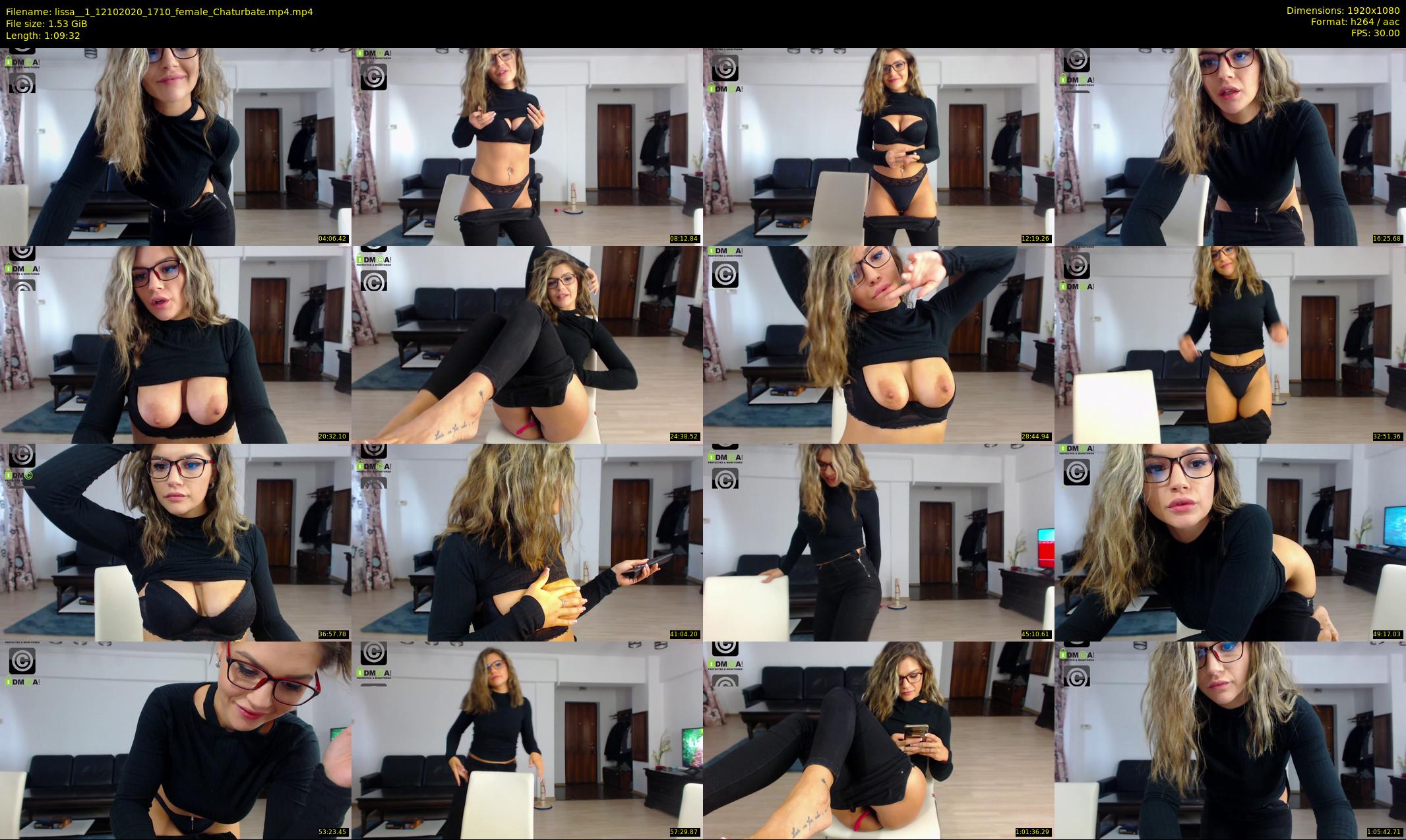 lissa__1 — 70 minute Chaturbate female cam show recording, 1080p, Oct 12, 2020