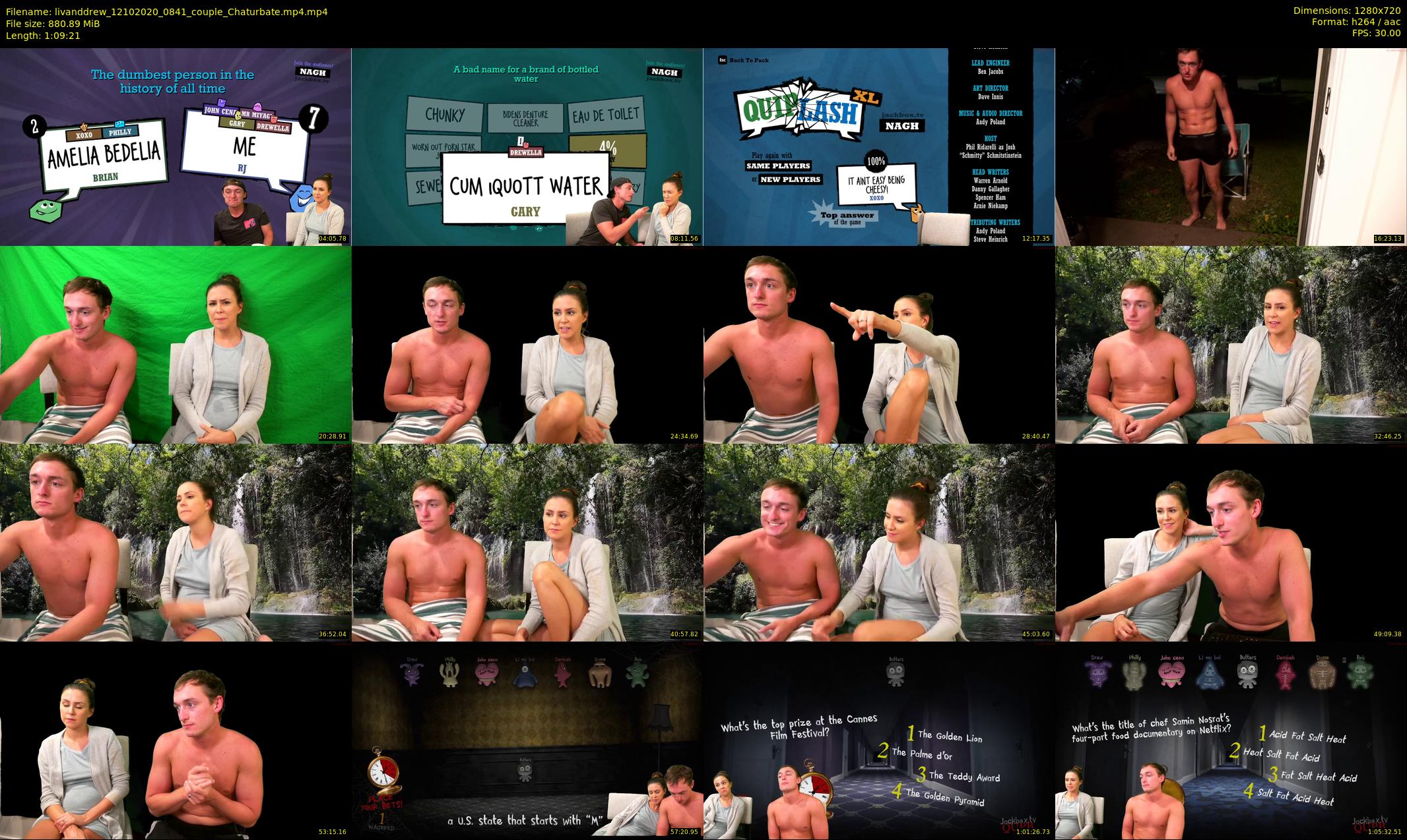 livanddrew — 70 minute Chaturbate couple cam show recording, 720p, Oct 12, 2020