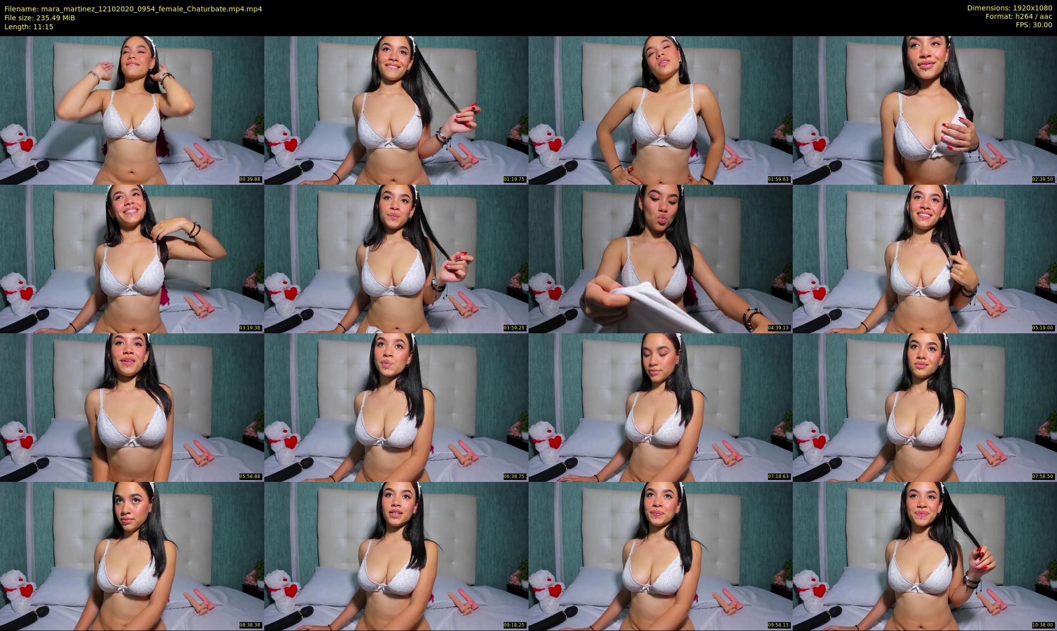 mara_martinez — 12 minute Chaturbate female cam show recording, 1080p, Oct 12, 2020