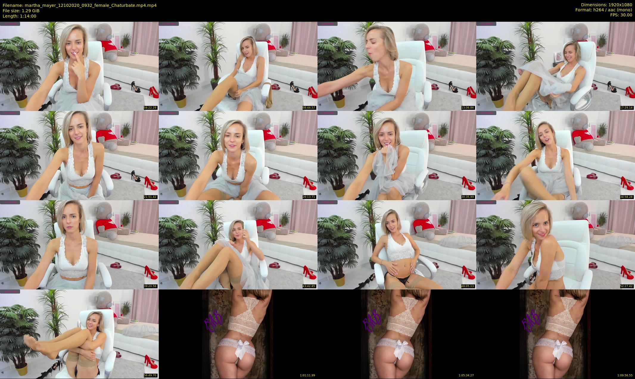 martha_mayer — 74 minute Chaturbate female cam show recording, 1080p, Oct 12, 2020
