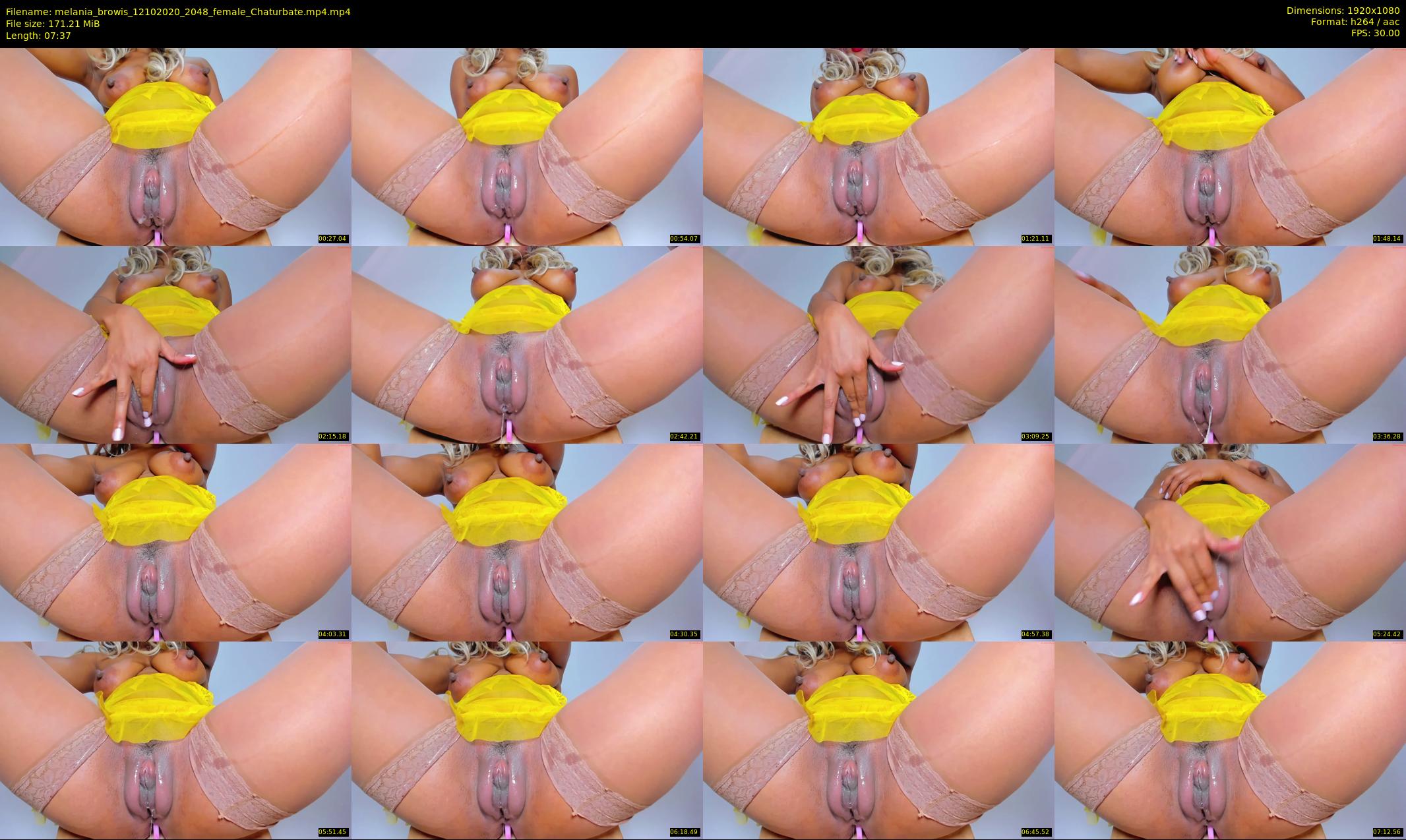 melania_browis — 8 minute Chaturbate female cam show recording, 1080p, Oct 12, 2020