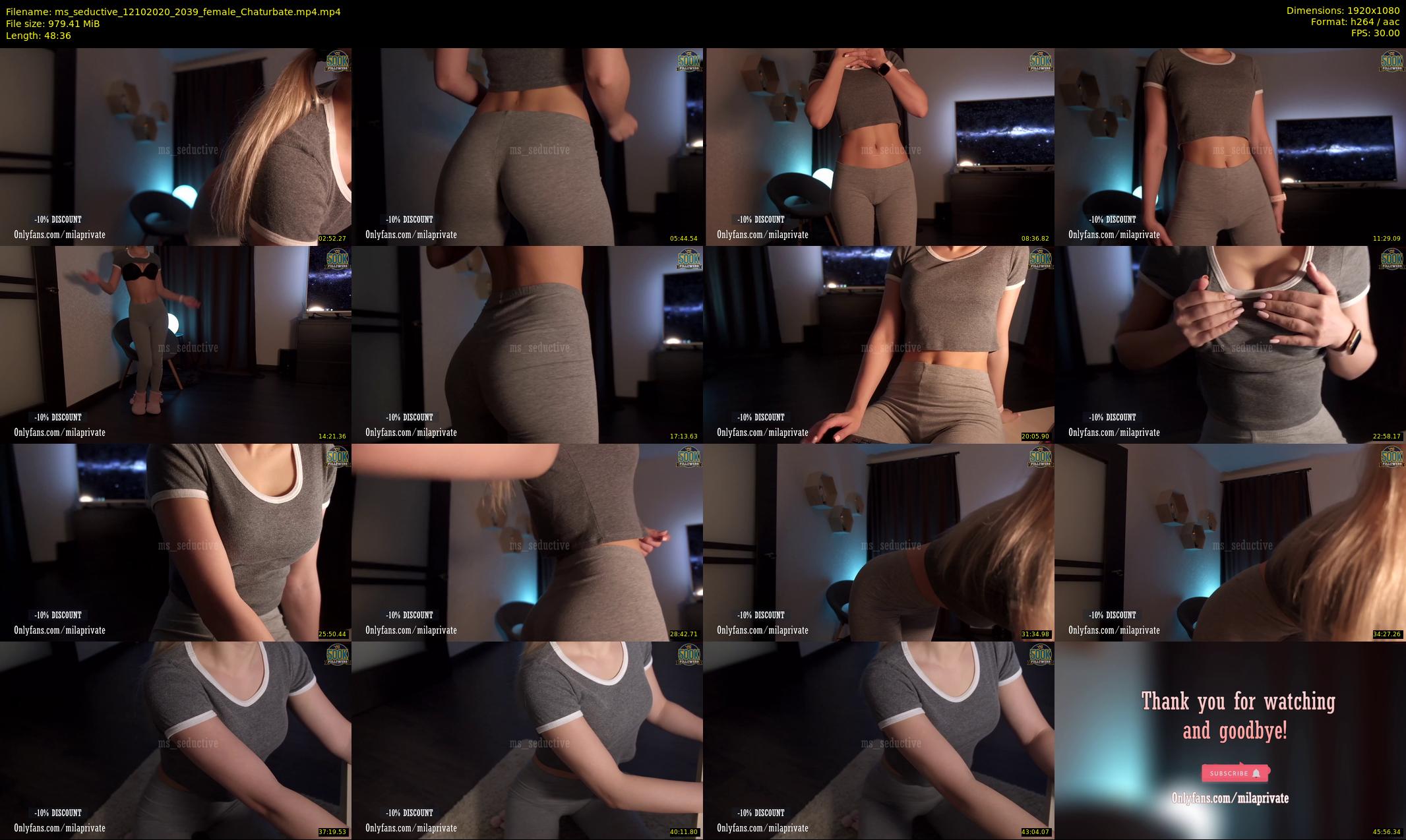 ms_seductive — 49 minute Chaturbate female cam show recording, 1080p, Oct 12, 2020