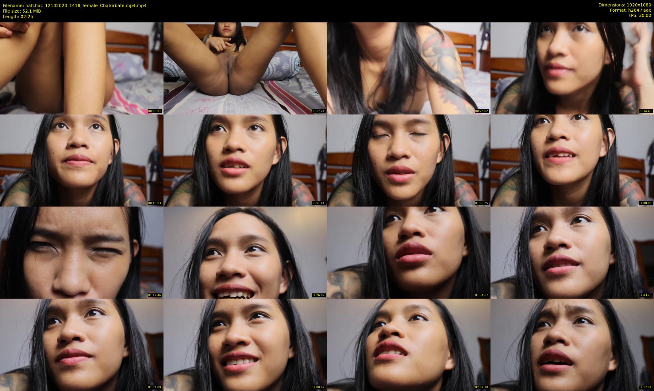 natchac — 3 minute Chaturbate female cam show recording, 1080p, Oct 12, 2020