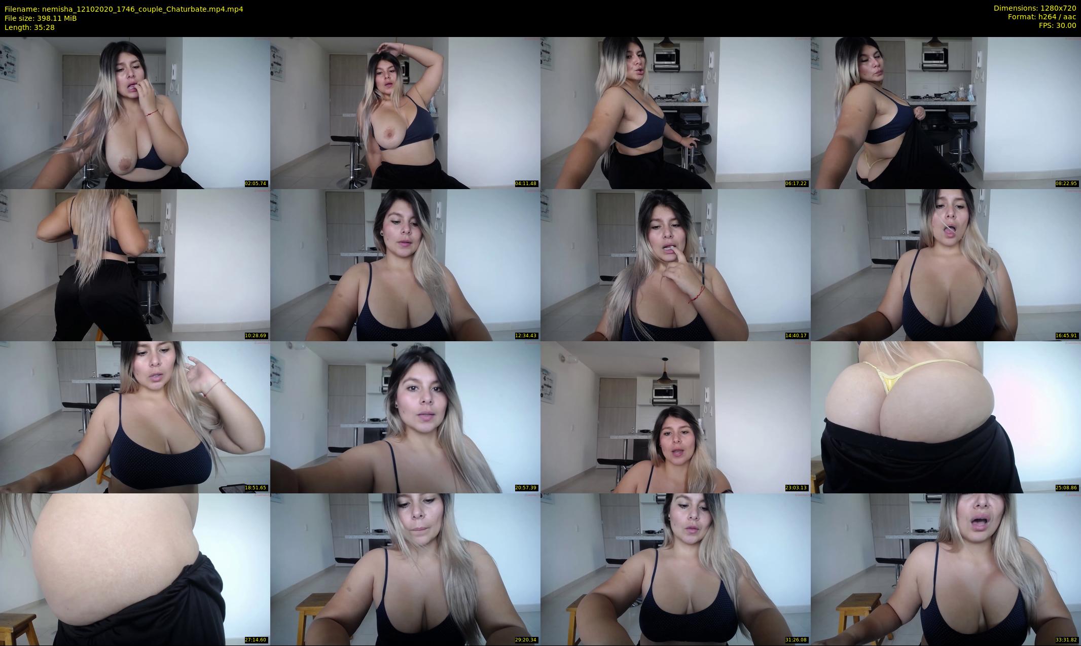 nemisha — 36 minute Chaturbate female cam show recording, 720p, Oct 12, 2020