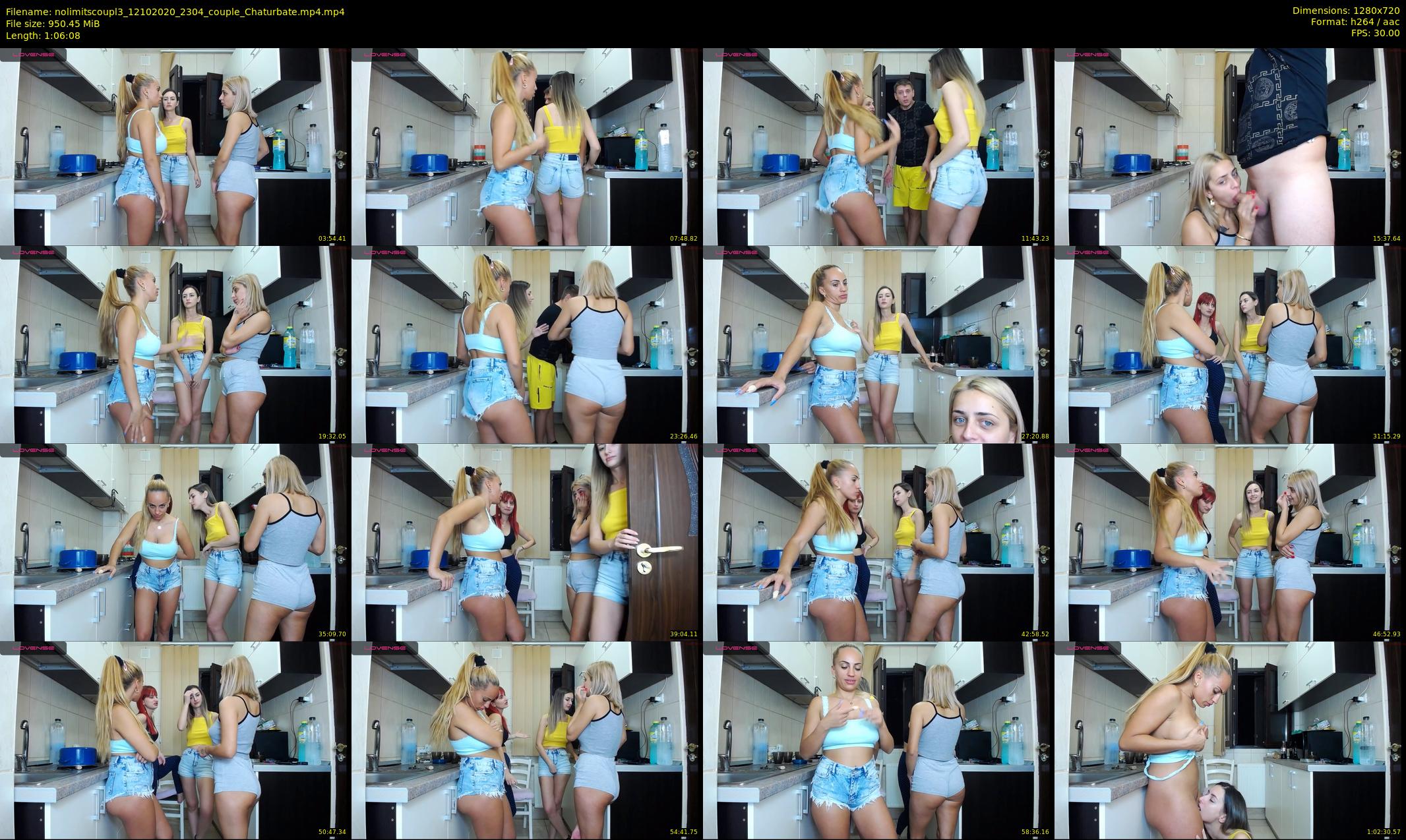 nolimitscoupl3 — 67 minute Chaturbate couple cam show recording, 720p, Oct 12, 2020