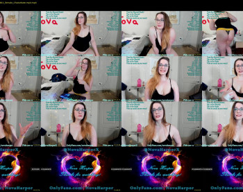 novaharper — 27 minute Chaturbate female cam show recording, 1080p, Oct 12, 2020