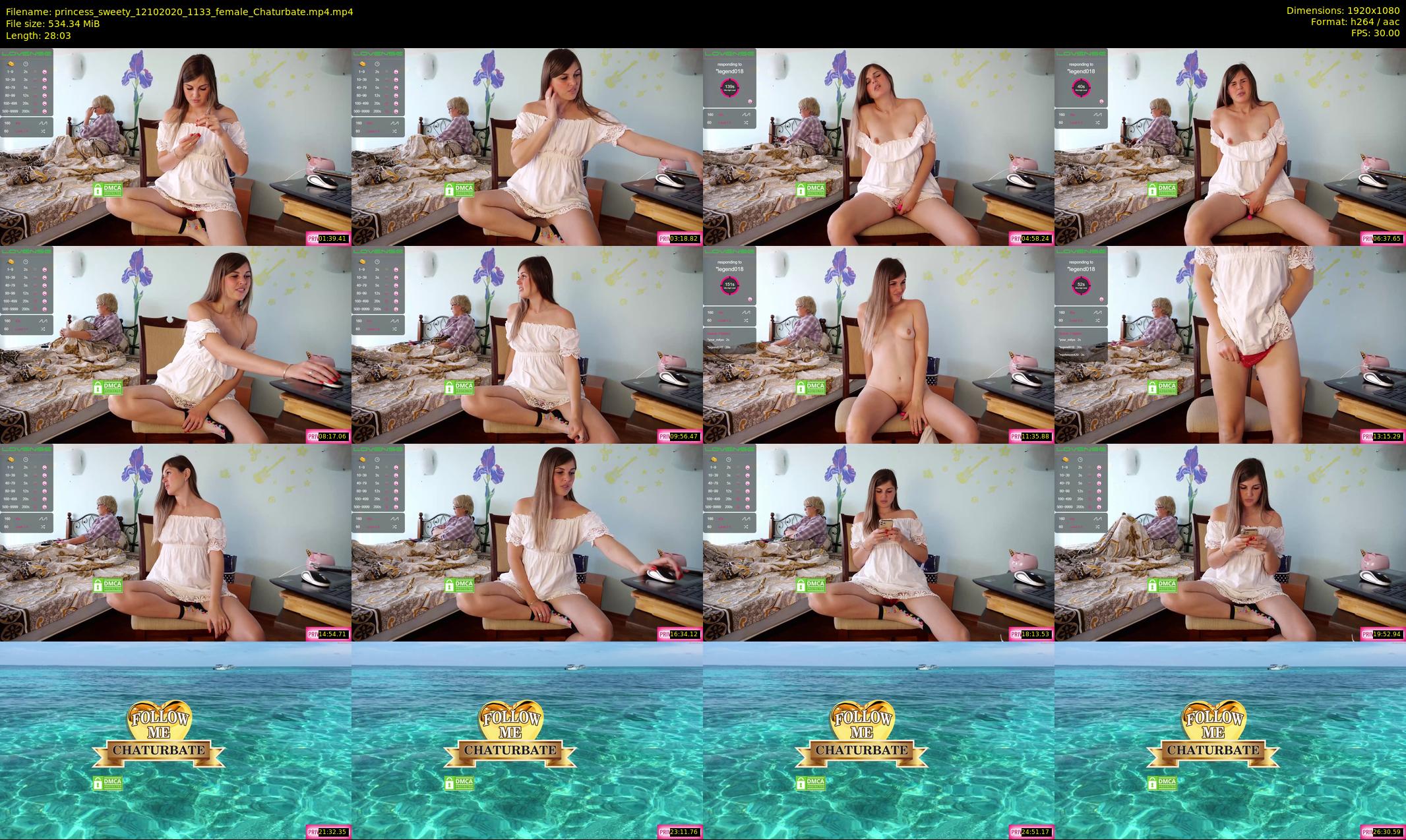 princess_sweety — 29 minute Chaturbate couple cam show recording, 1080p, Oct 12, 2020