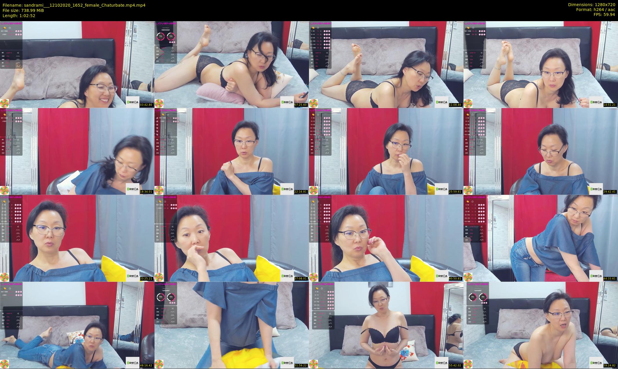 sandrami__ — 63 minute Chaturbate female cam show recording, 720p, Oct 12, 2020