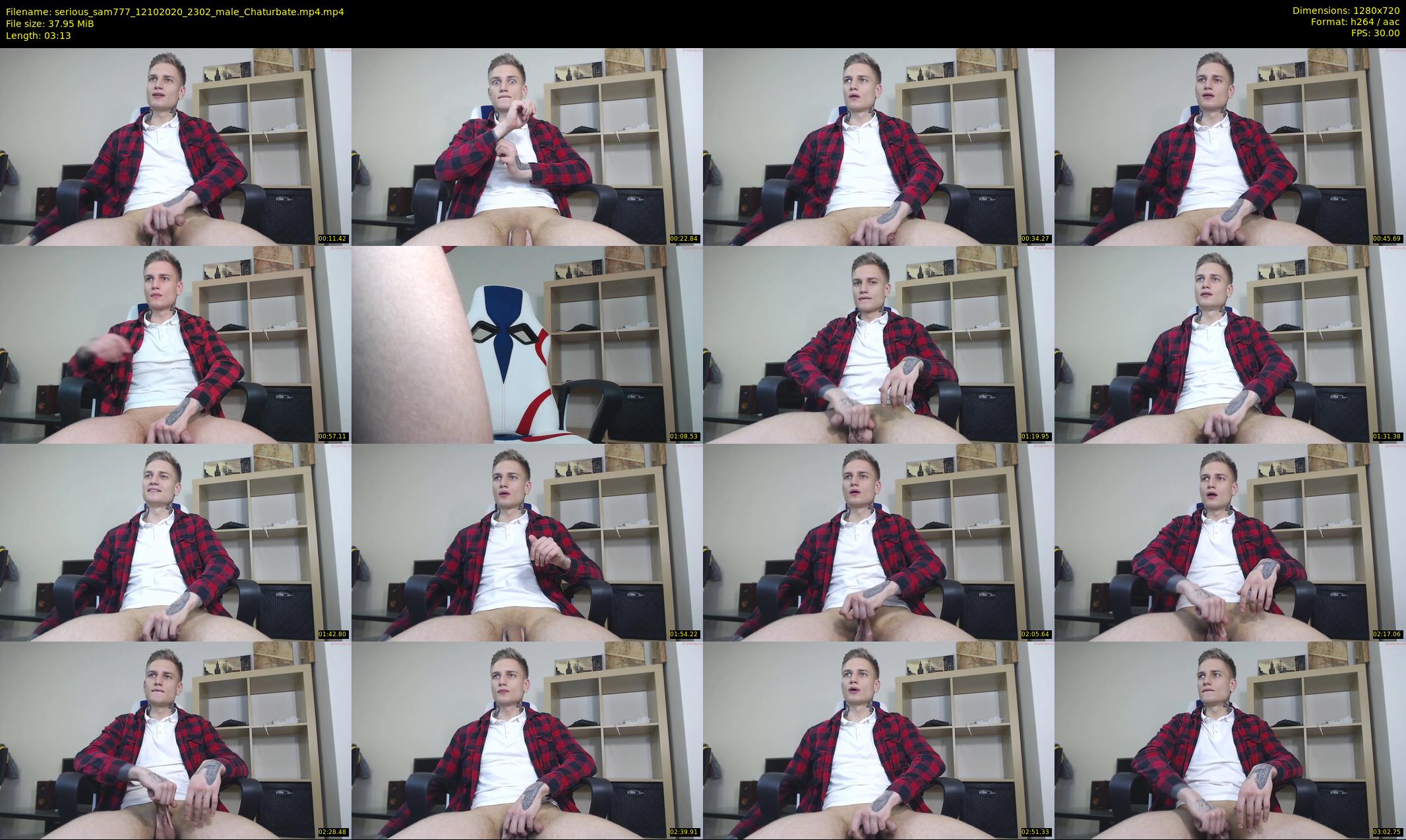 serious_sam777 — 4 minute Chaturbate male cam show recording, 720p, Oct 12, 2020