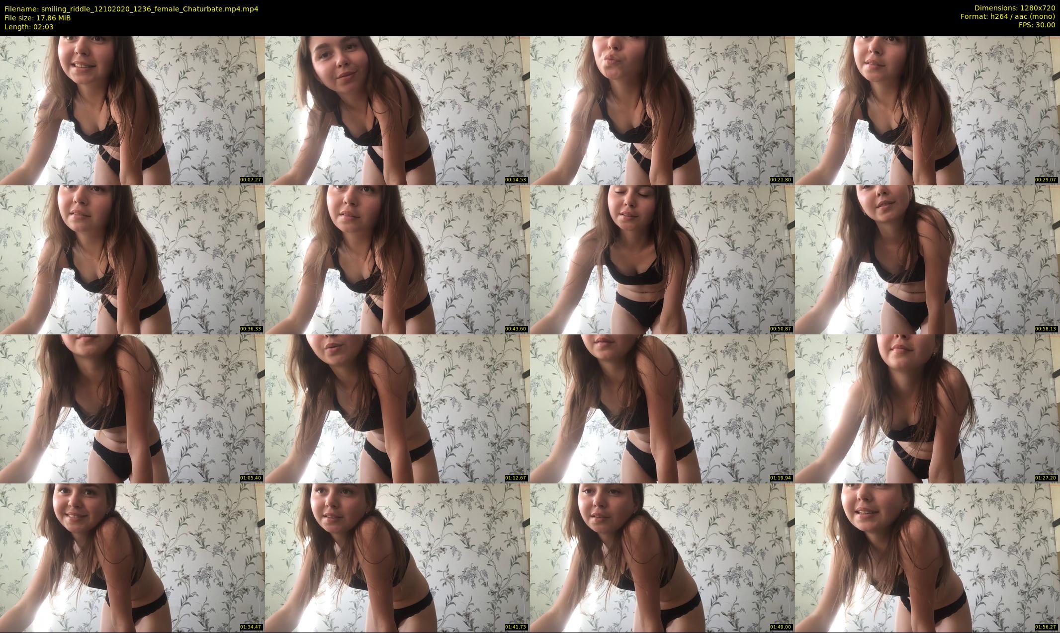 smiling_riddle — 3 minute Chaturbate female cam show recording, 720p, Oct 12, 2020