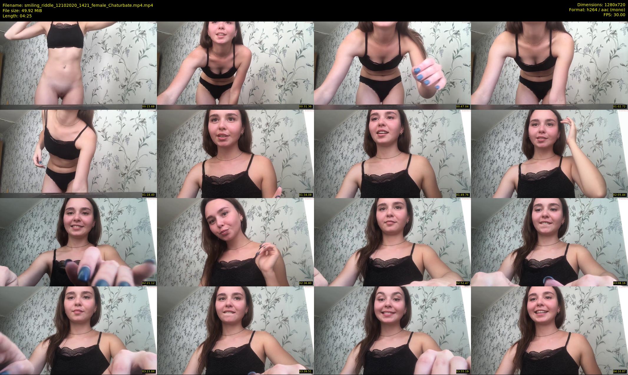 smiling_riddle — 5 minute Chaturbate female cam show recording, 720p, Oct 12, 2020