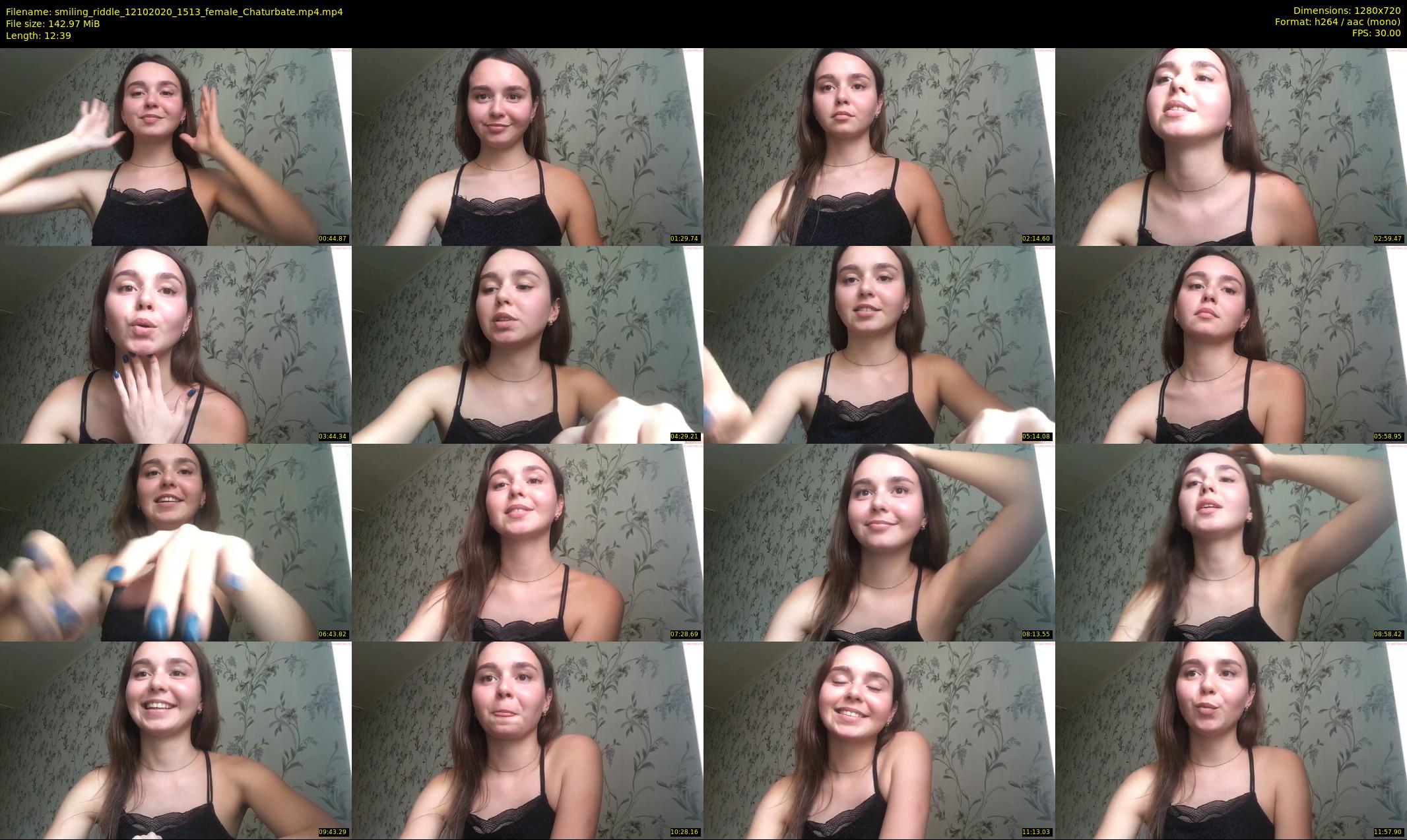 smiling_riddle — 13 minute Chaturbate female cam show recording, 720p, Oct 12, 2020
