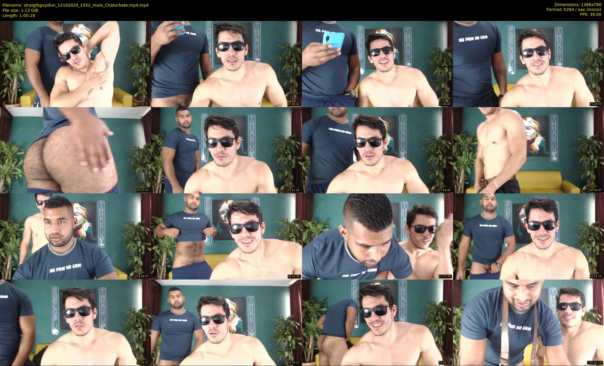 straigthguysfun — 66 minute Chaturbate male cam show recording, 720p, Oct 12, 2020
