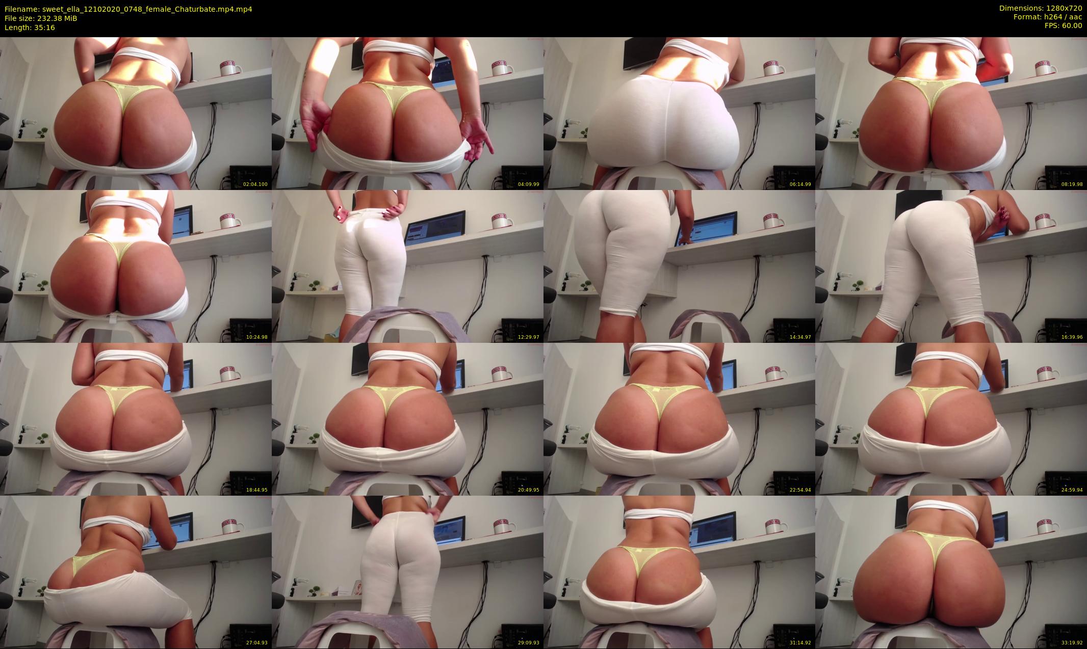 sweet_ella — 36 minute Chaturbate female cam show recording, 720p, Oct 12, 2020